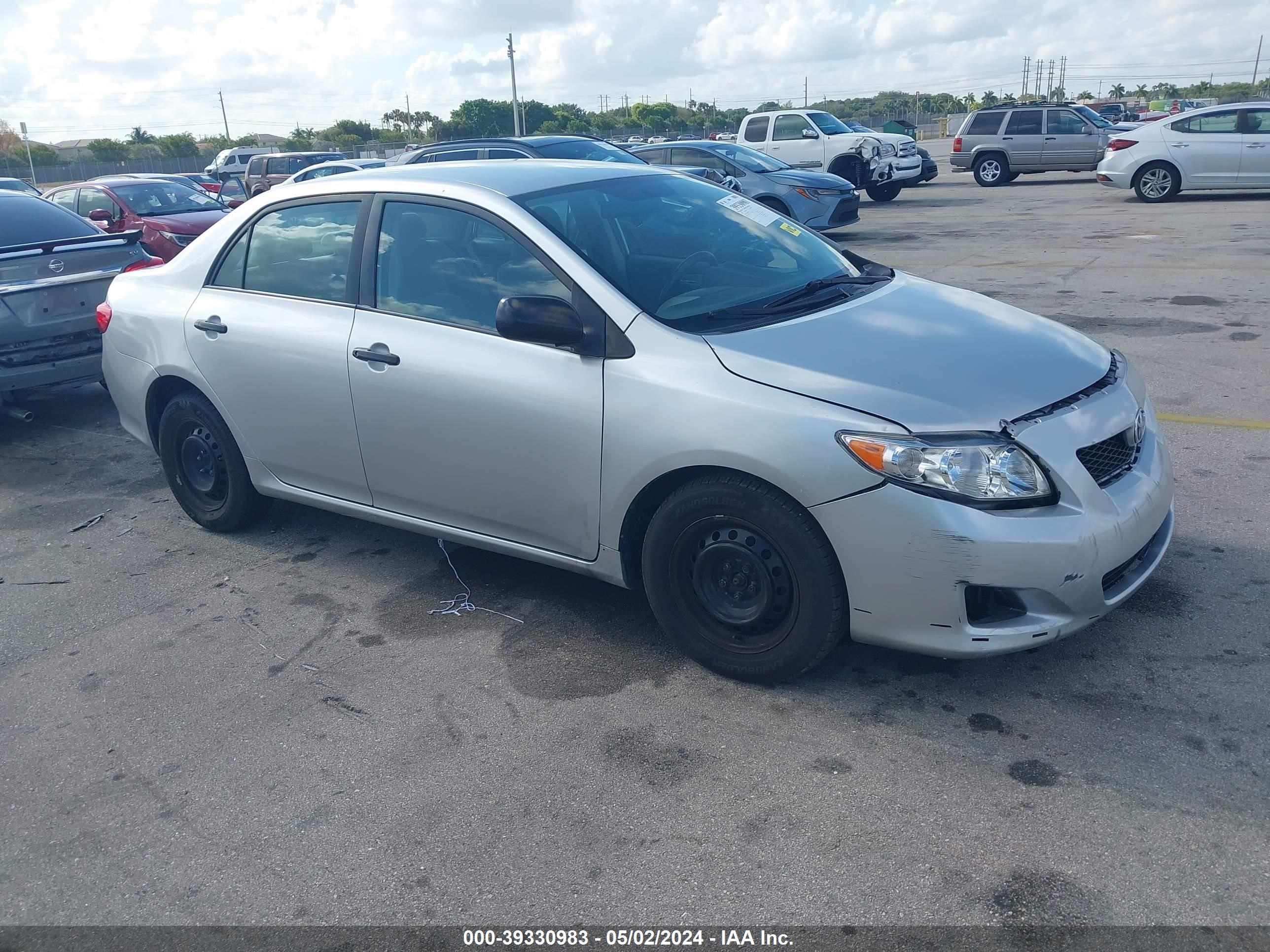 toyota corolla 2009 1nxbu40e59z096757