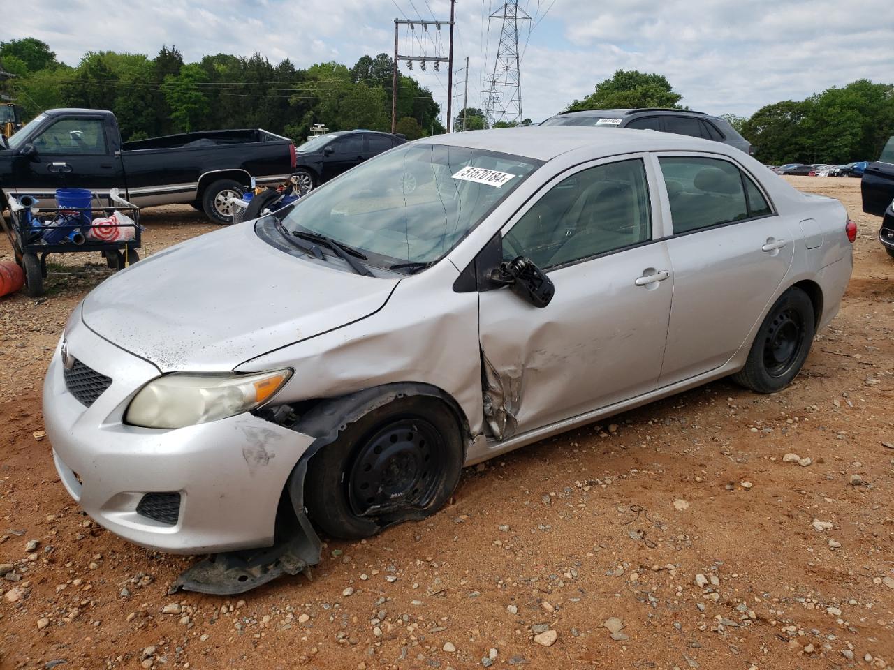 toyota corolla 2009 1nxbu40e79z135042