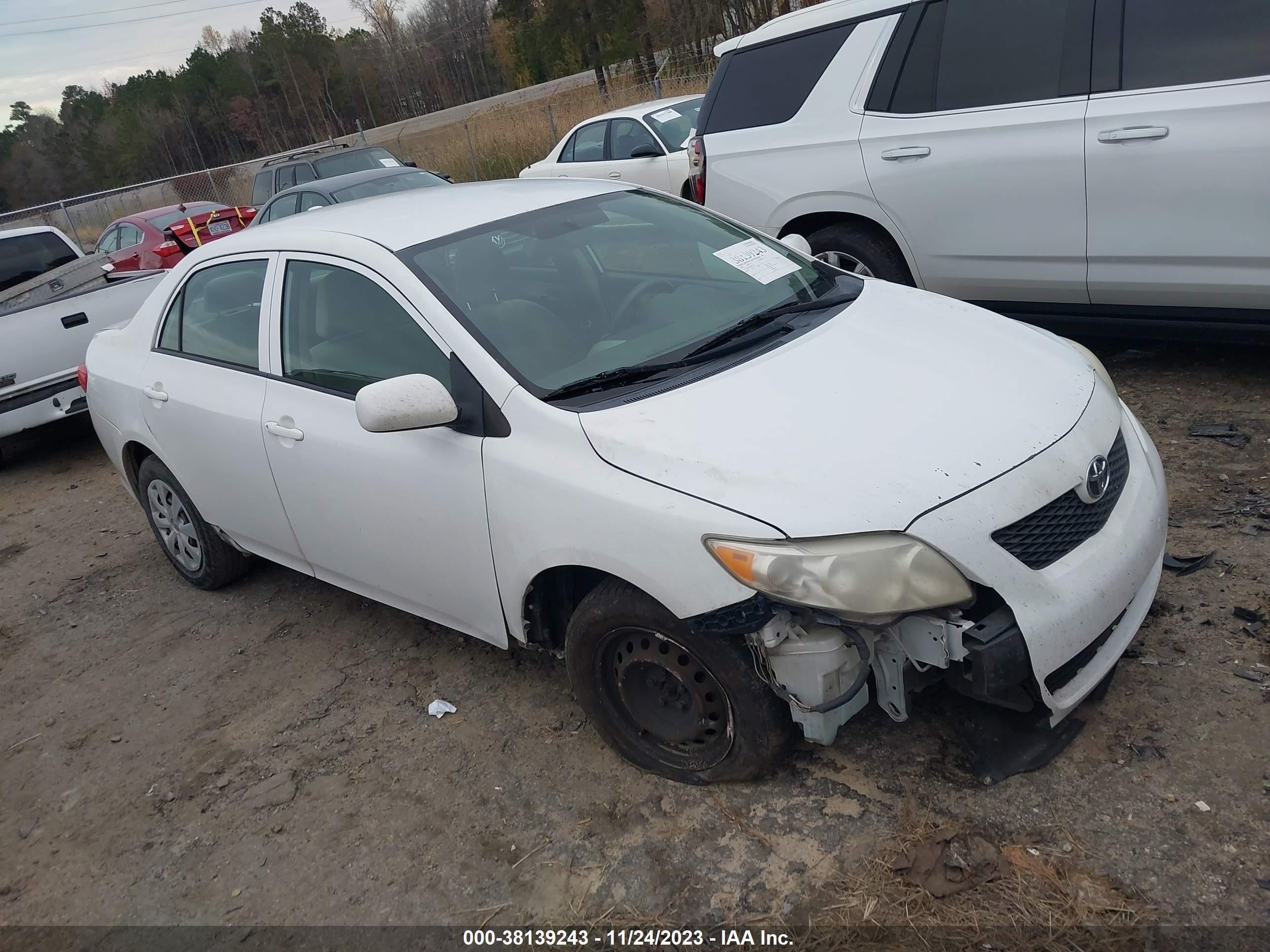 toyota corolla 2009 1nxbu40e89z053305