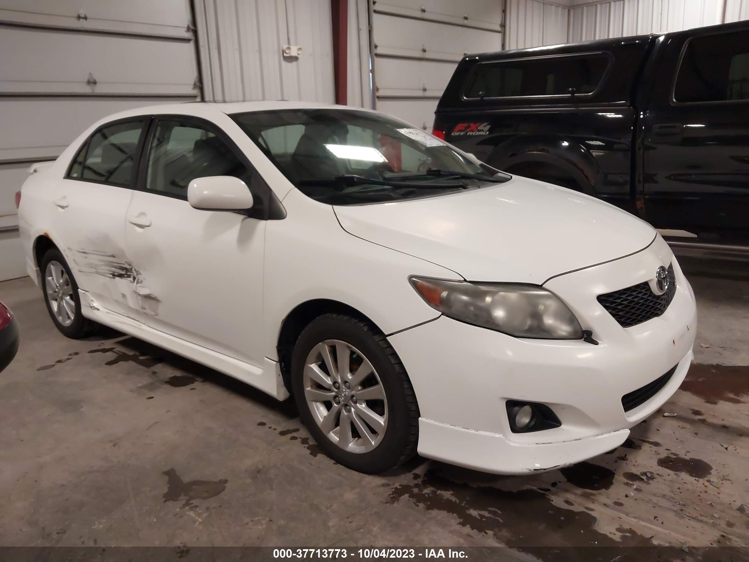 toyota corolla 2009 1nxbu40e89z075885