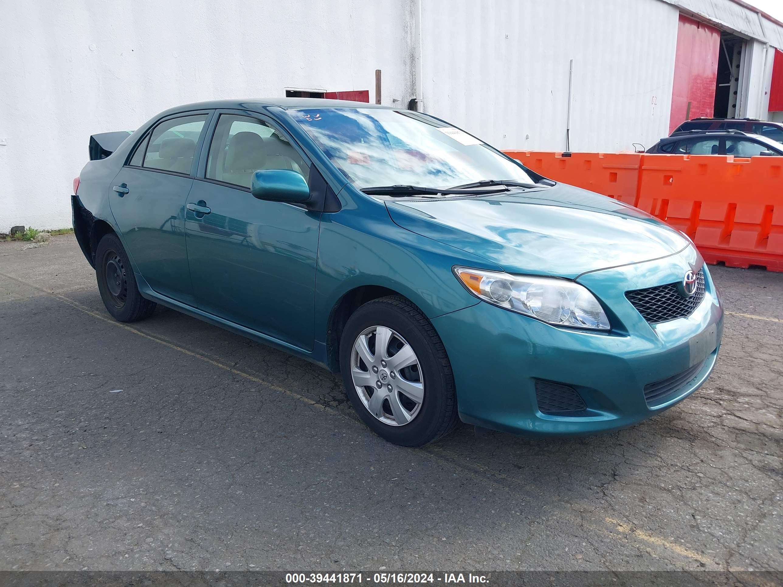 toyota corolla 2009 1nxbu40e89z153405