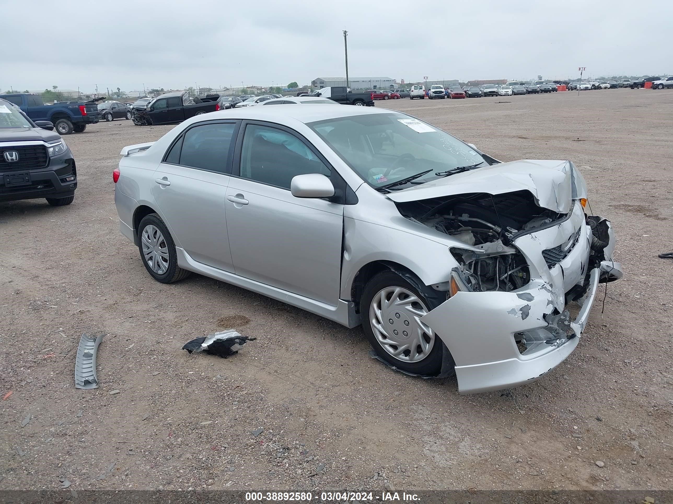 toyota corolla 2009 1nxbu40e99z074924