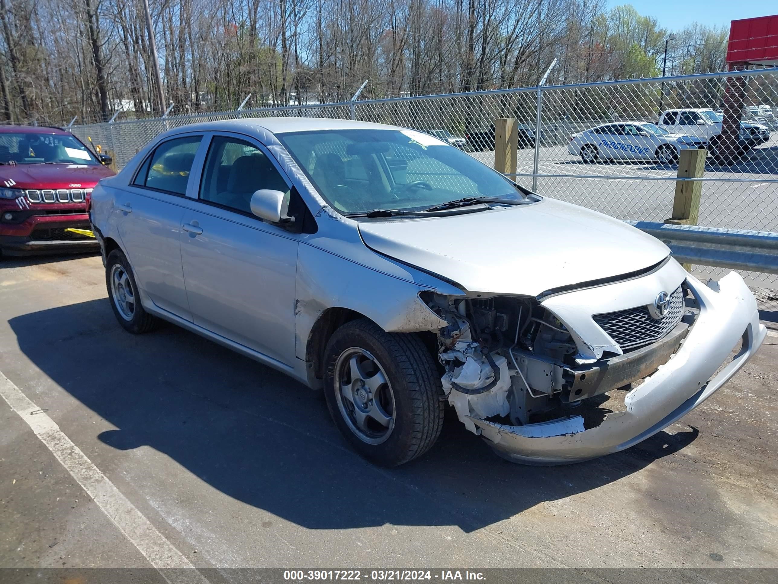 toyota corolla 2009 1nxbu40ex9z071398