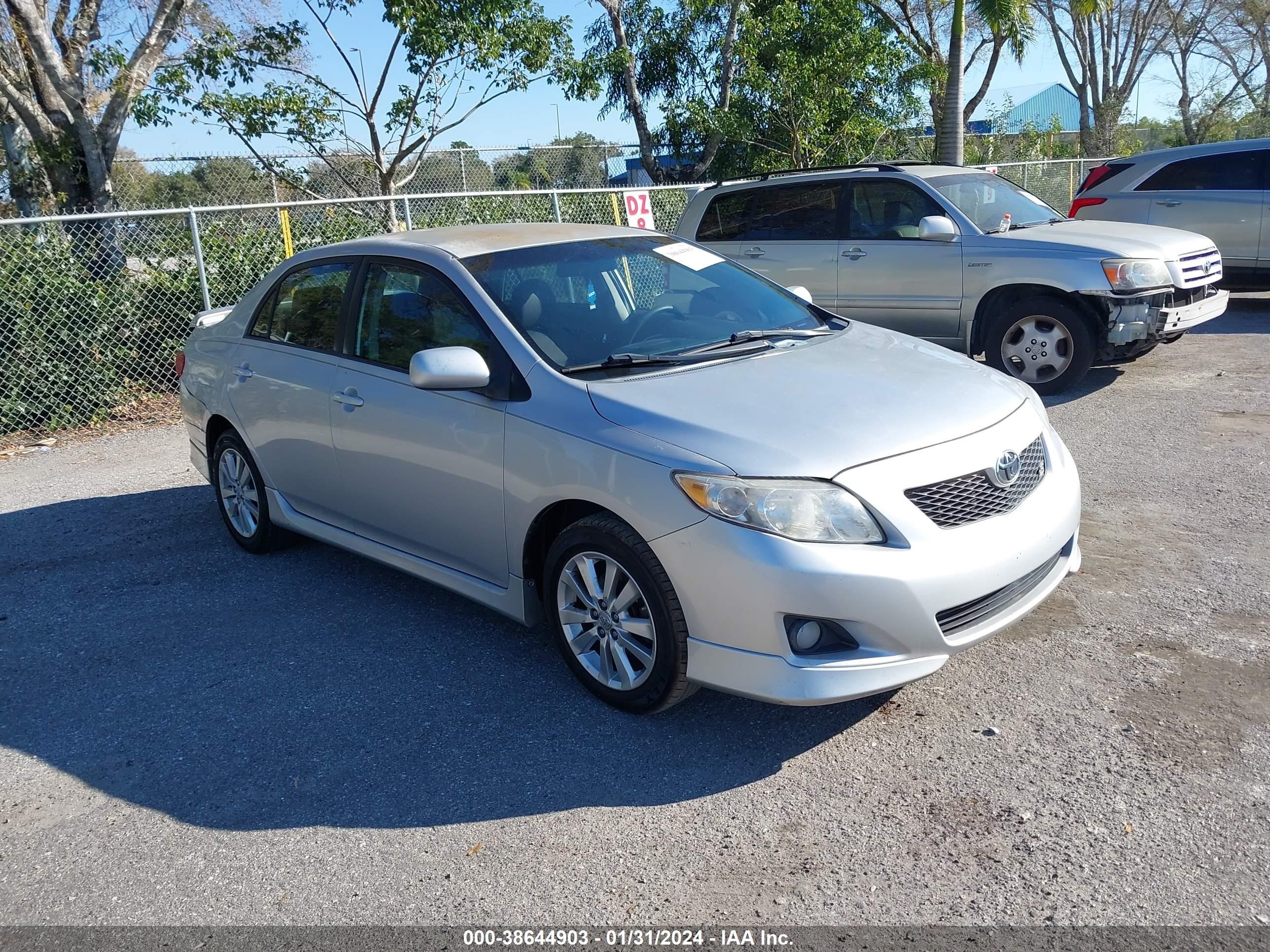 toyota corolla 2009 1nxbu40ex9z085561