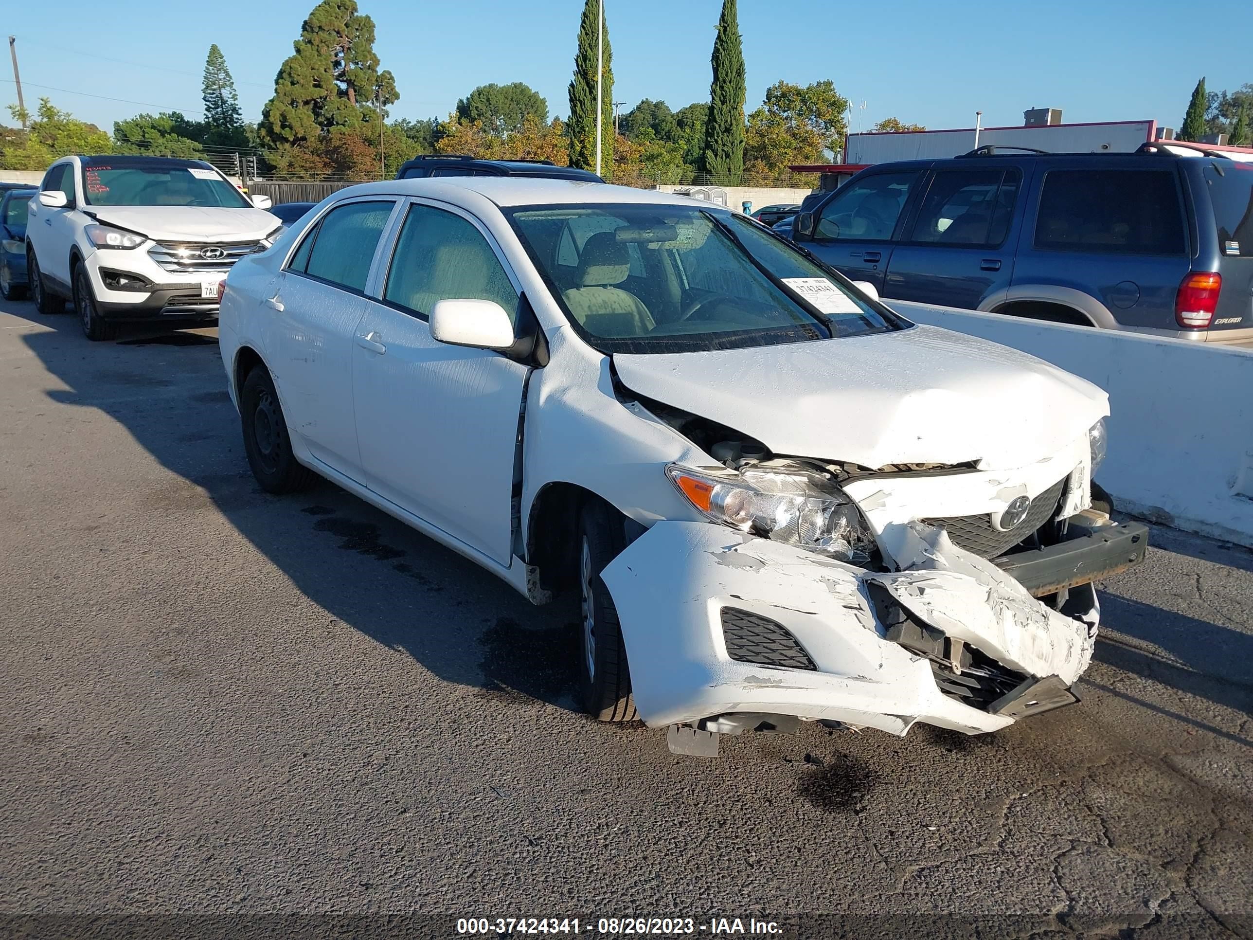 toyota corolla 2009 1nxbu40ex9z096446