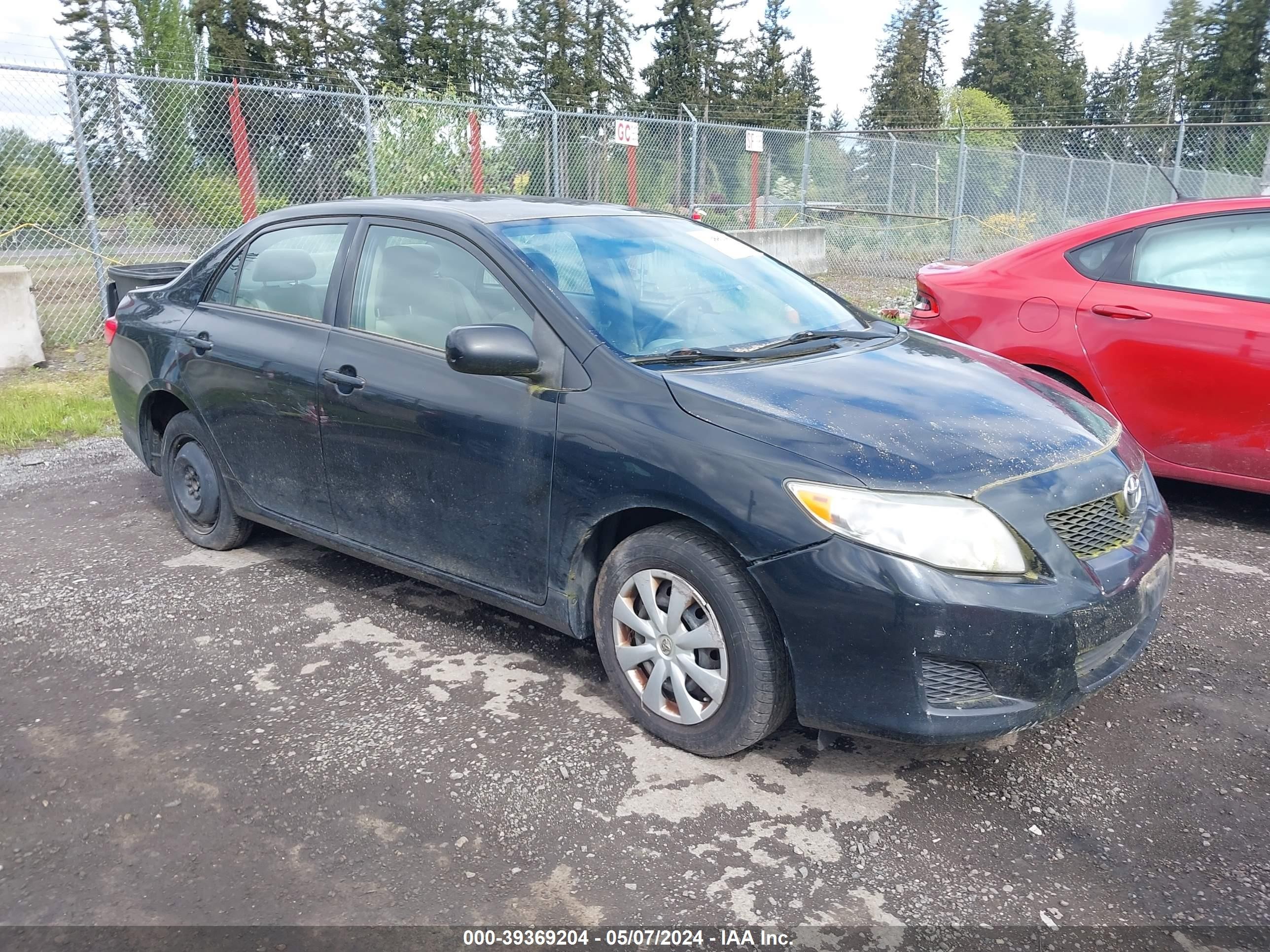 toyota corolla 2009 1nxbu40ex9z130143