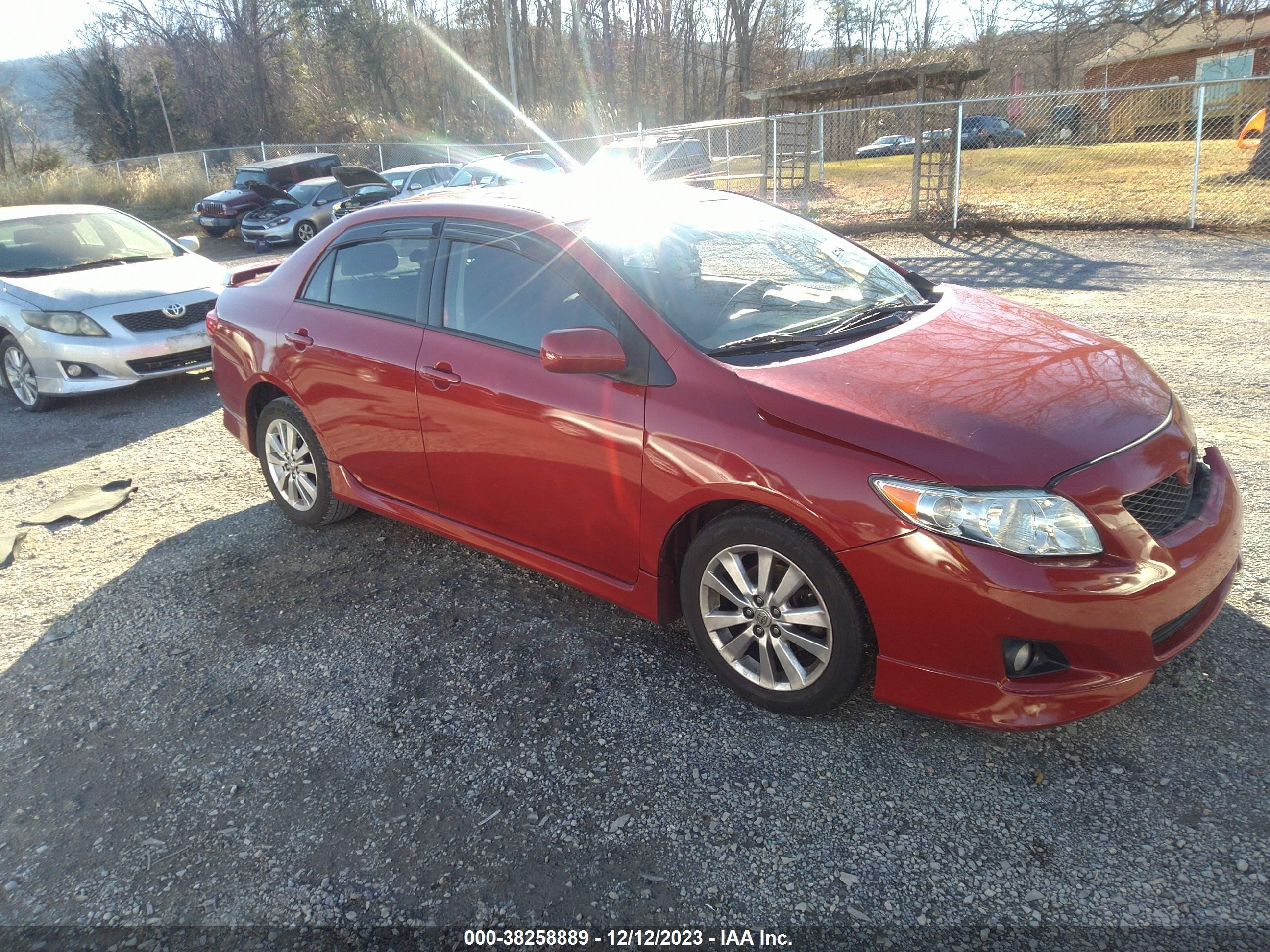 toyota corolla 2009 1nxbu40ex9z159206