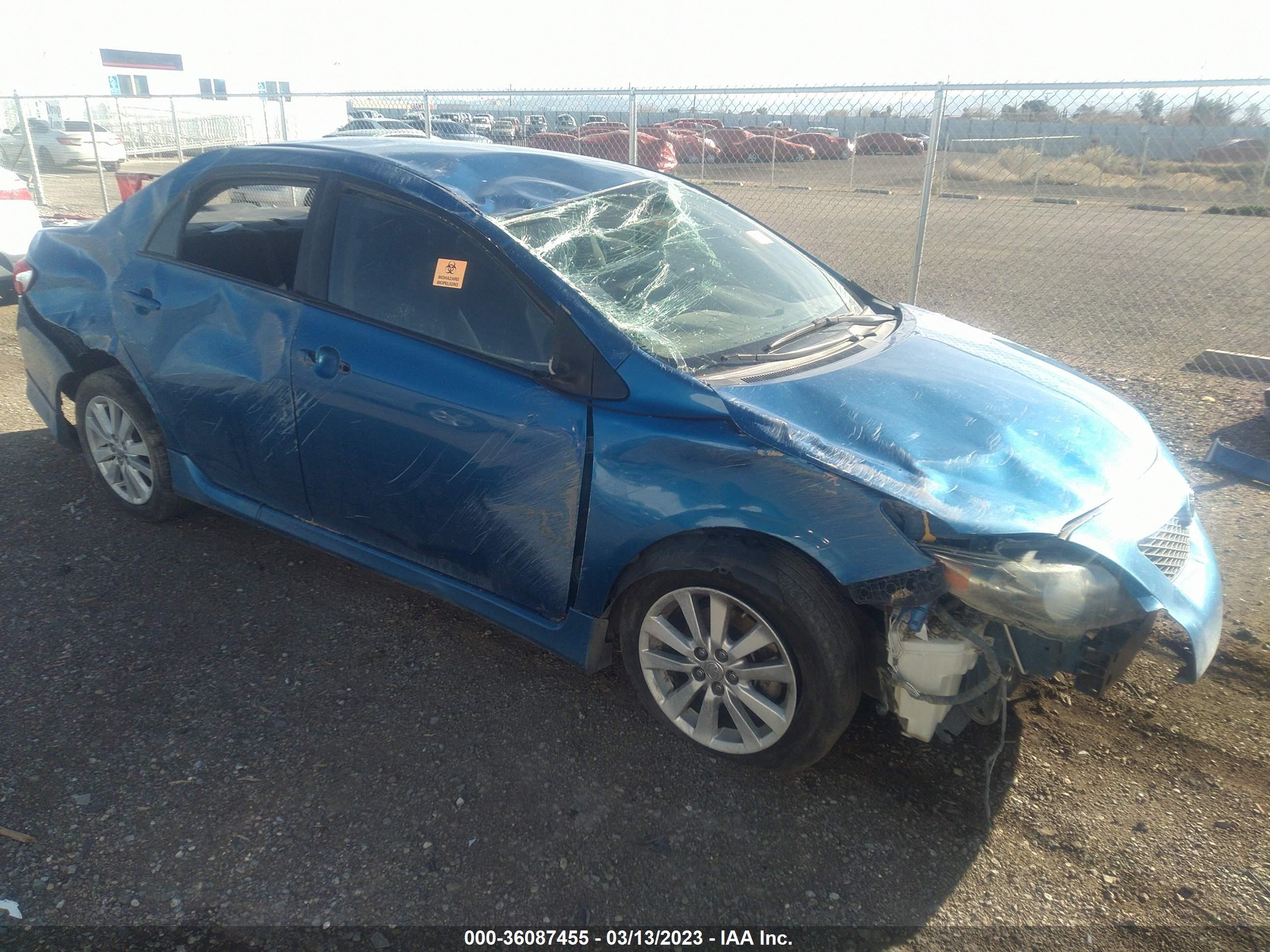 toyota corolla 2010 1nxbu4ee9az312185