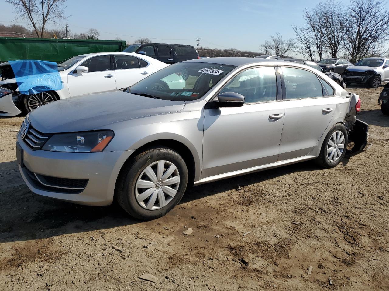 volkswagen passat 2013 1vwap7a38dc081297