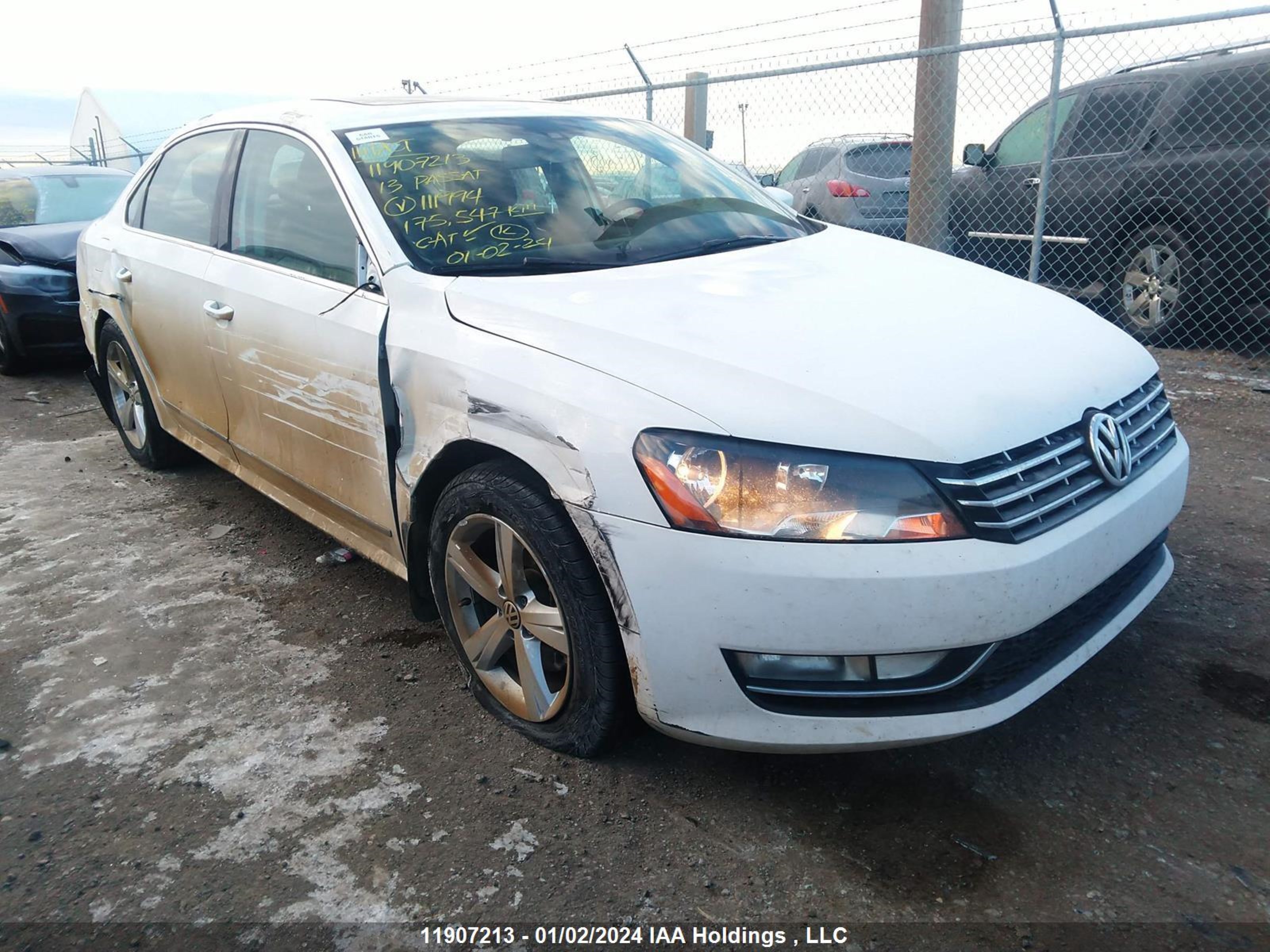 volkswagen passat 2013 1vwbn7a33dc111994