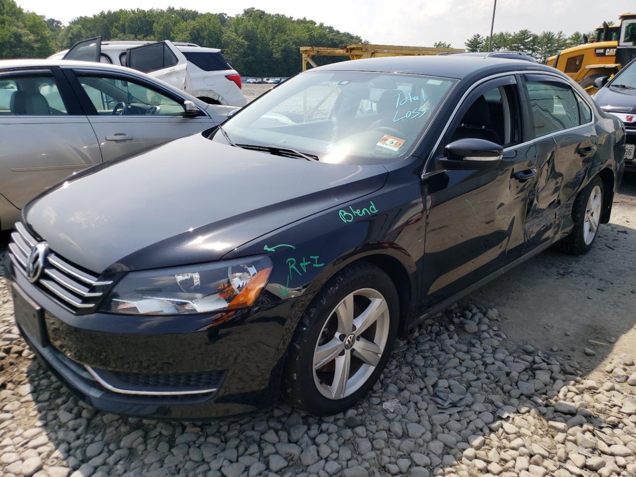 volkswagen passat 2013 1vwbp7a30dc125510