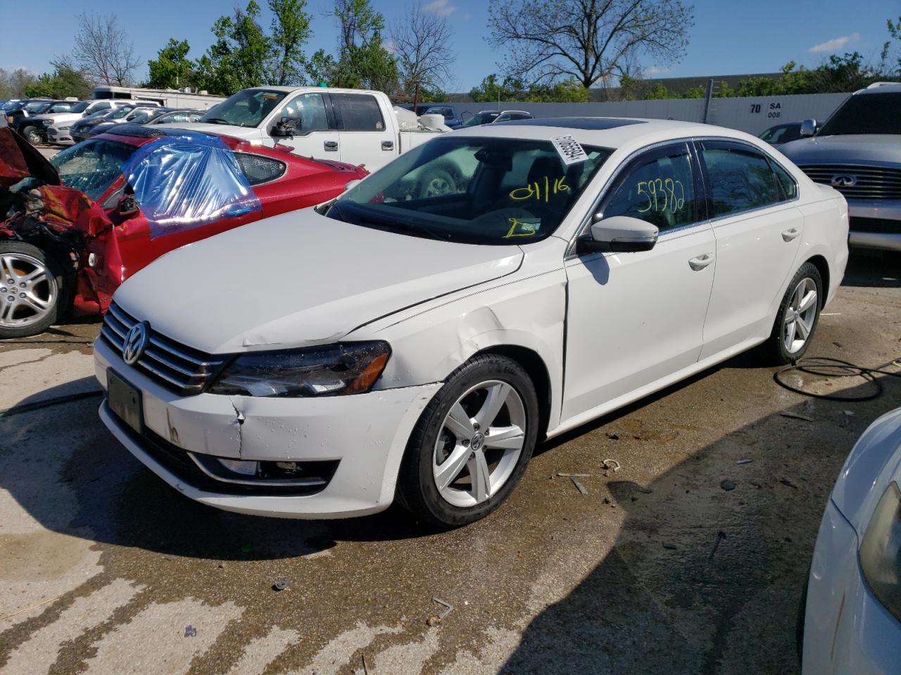 volkswagen passat 2013 1vwbp7a3xdc143819