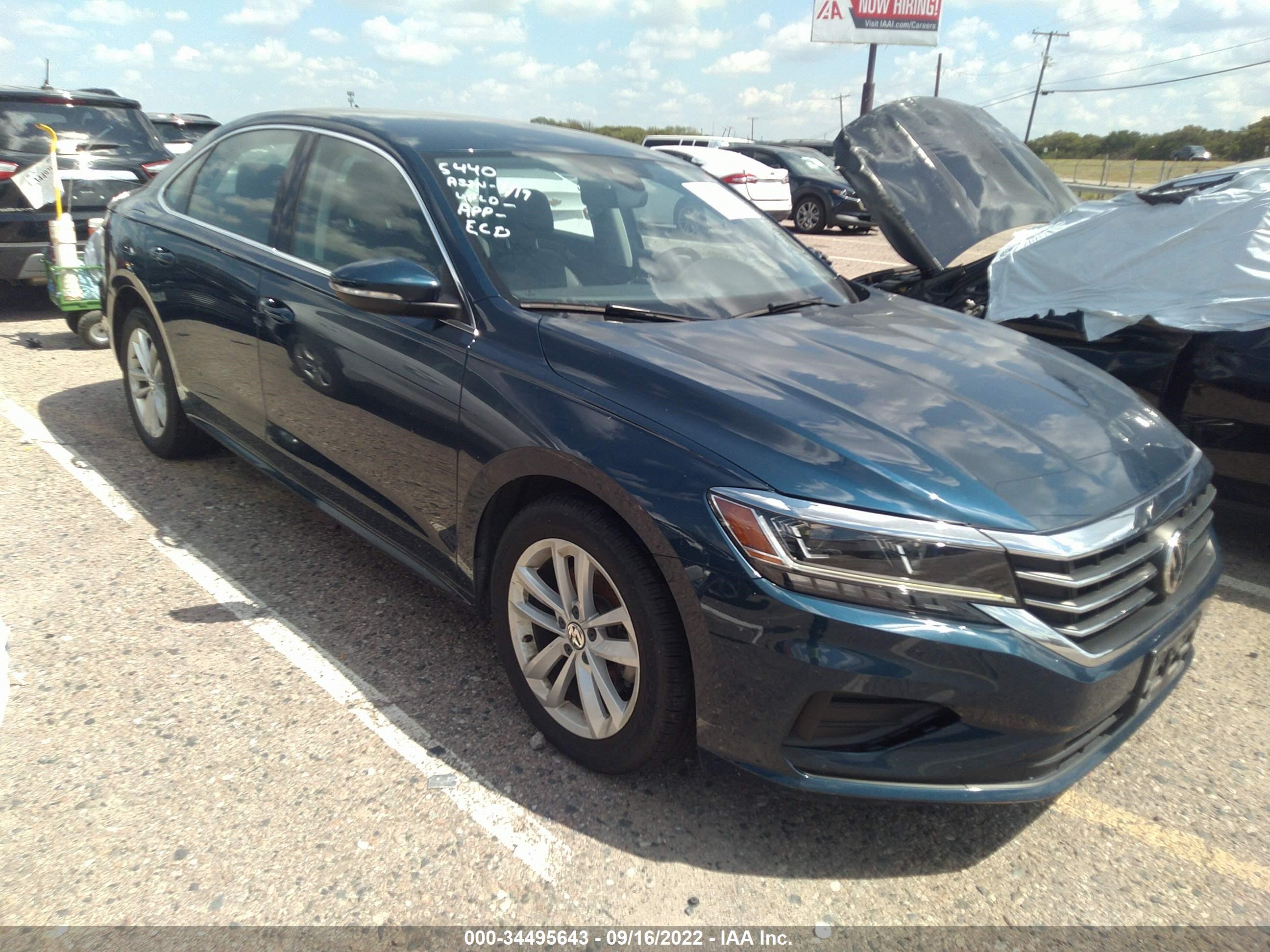 volkswagen passat 2020 1vwsa7a30lc007019