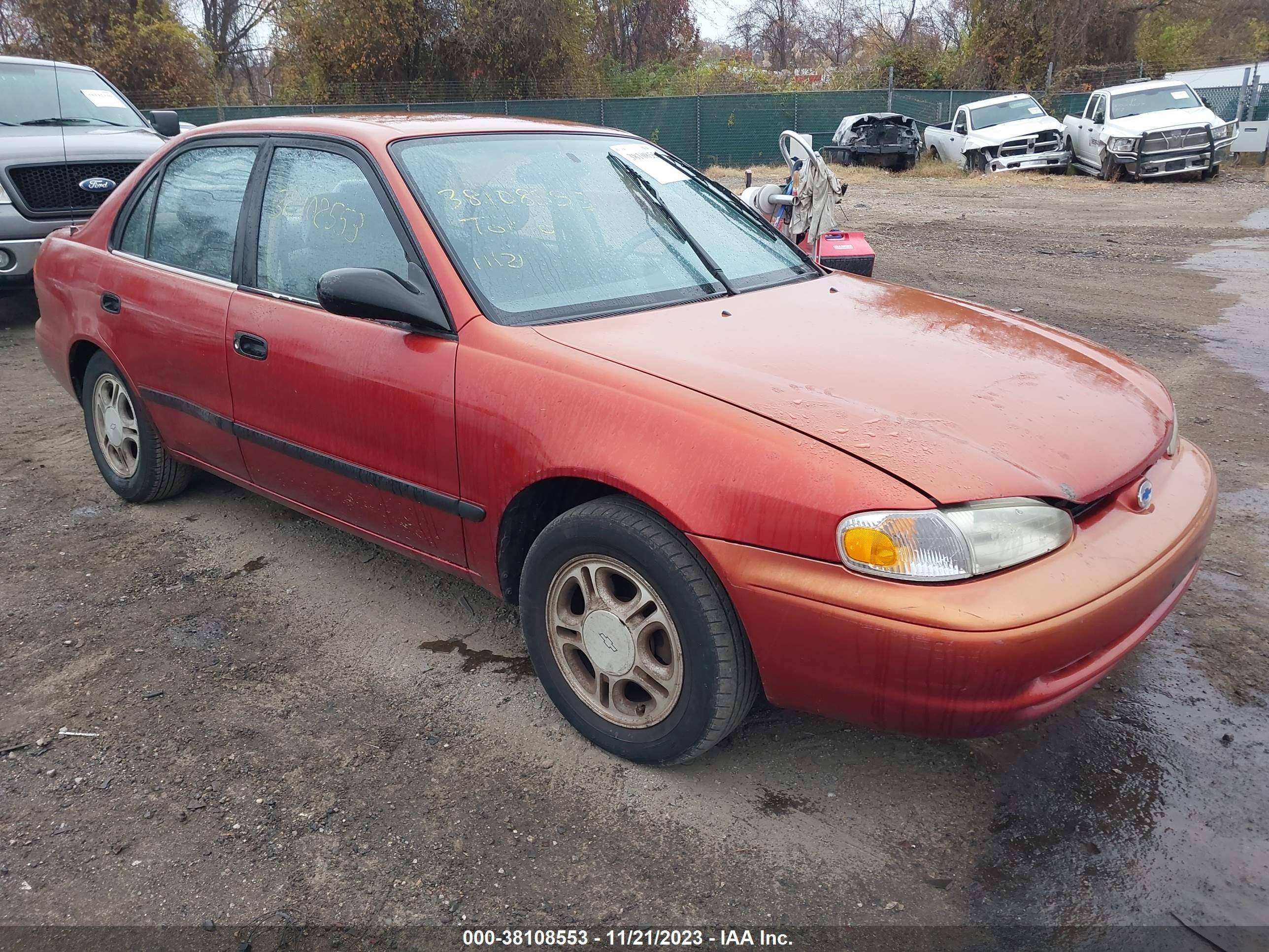 chevrolet prizm 2001 1y1sk52831z403868