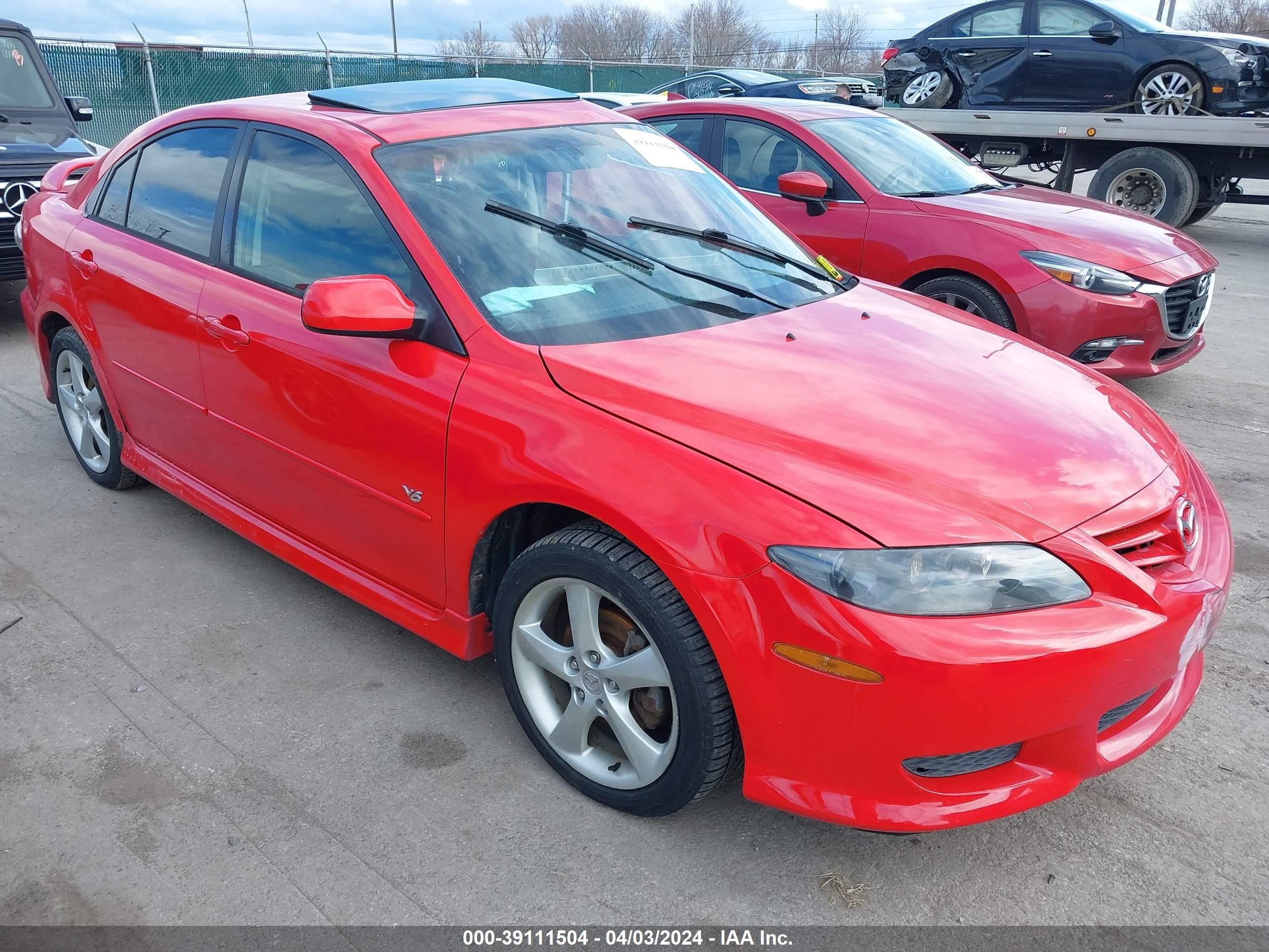 mazda 6 2004 1yvfp84d245n67895