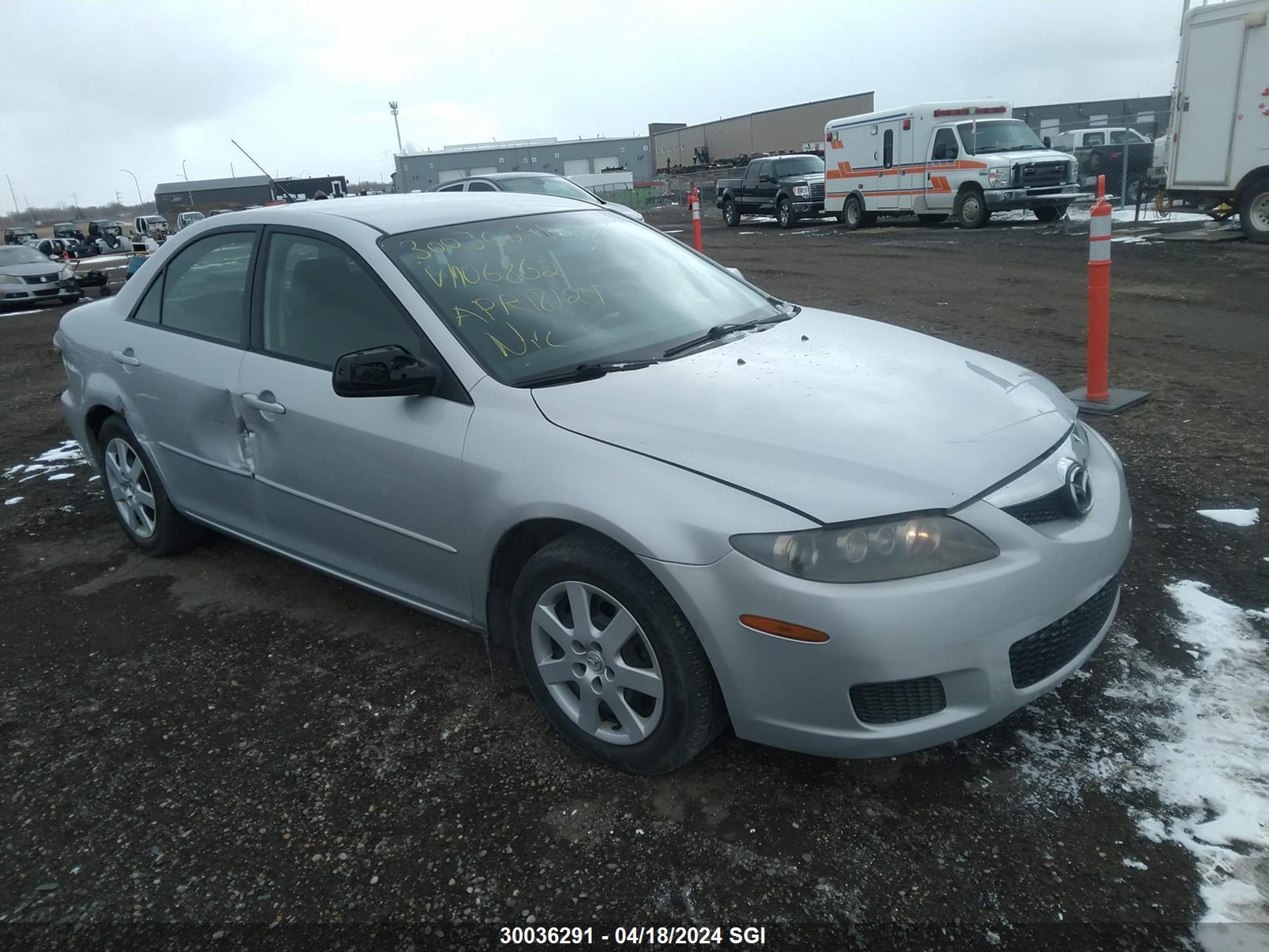 mazda 6 2007 1yvhp80c275m06862