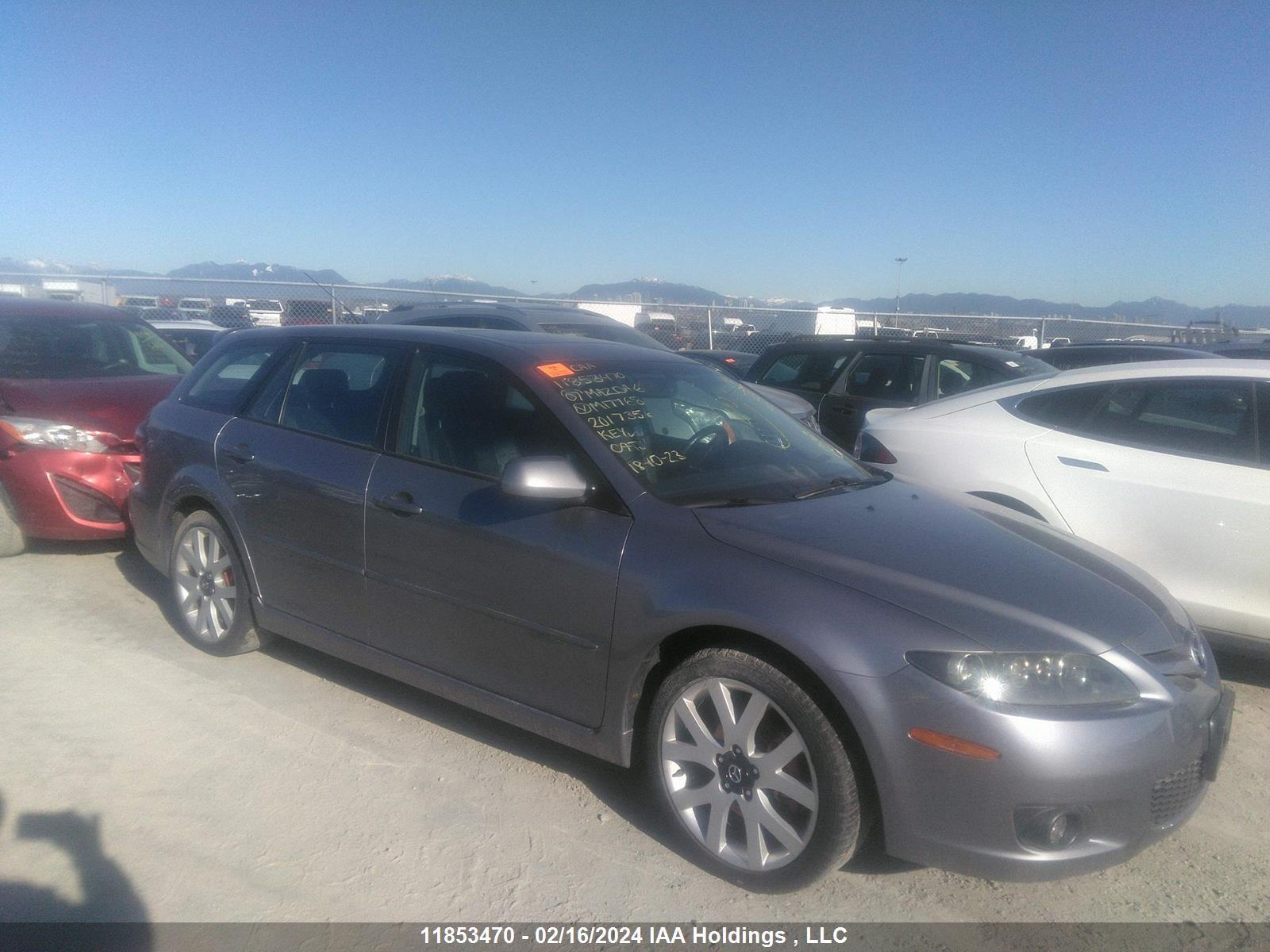 mazda 6 2007 1yvhp83d475m17768