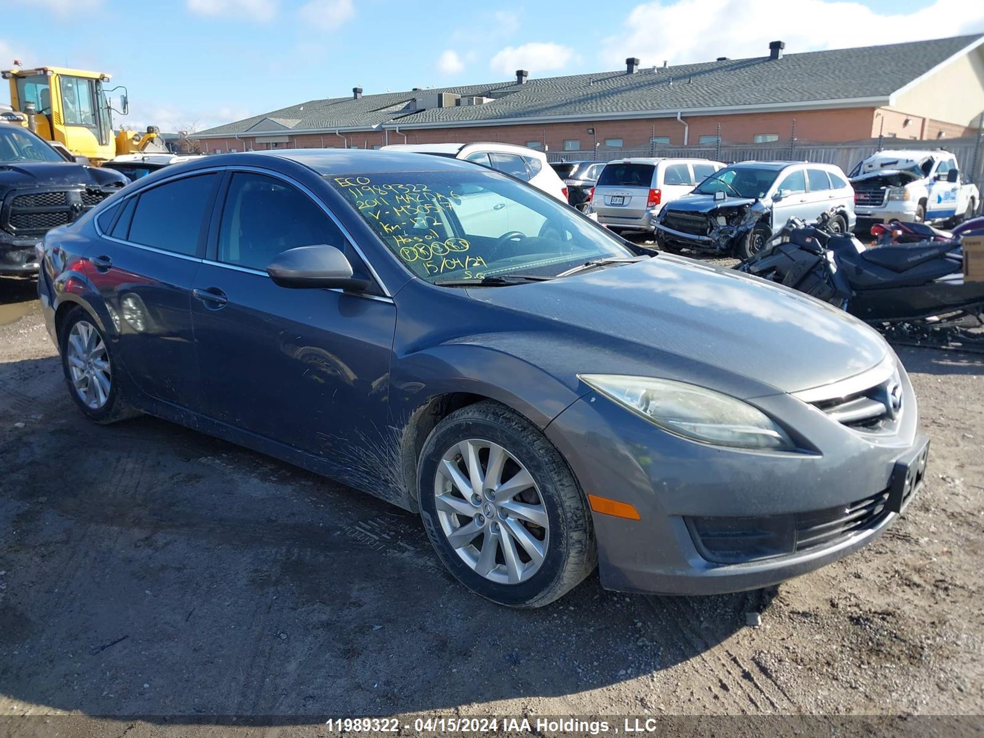 mazda 6 2011 1yvhz8bh1b5m30517