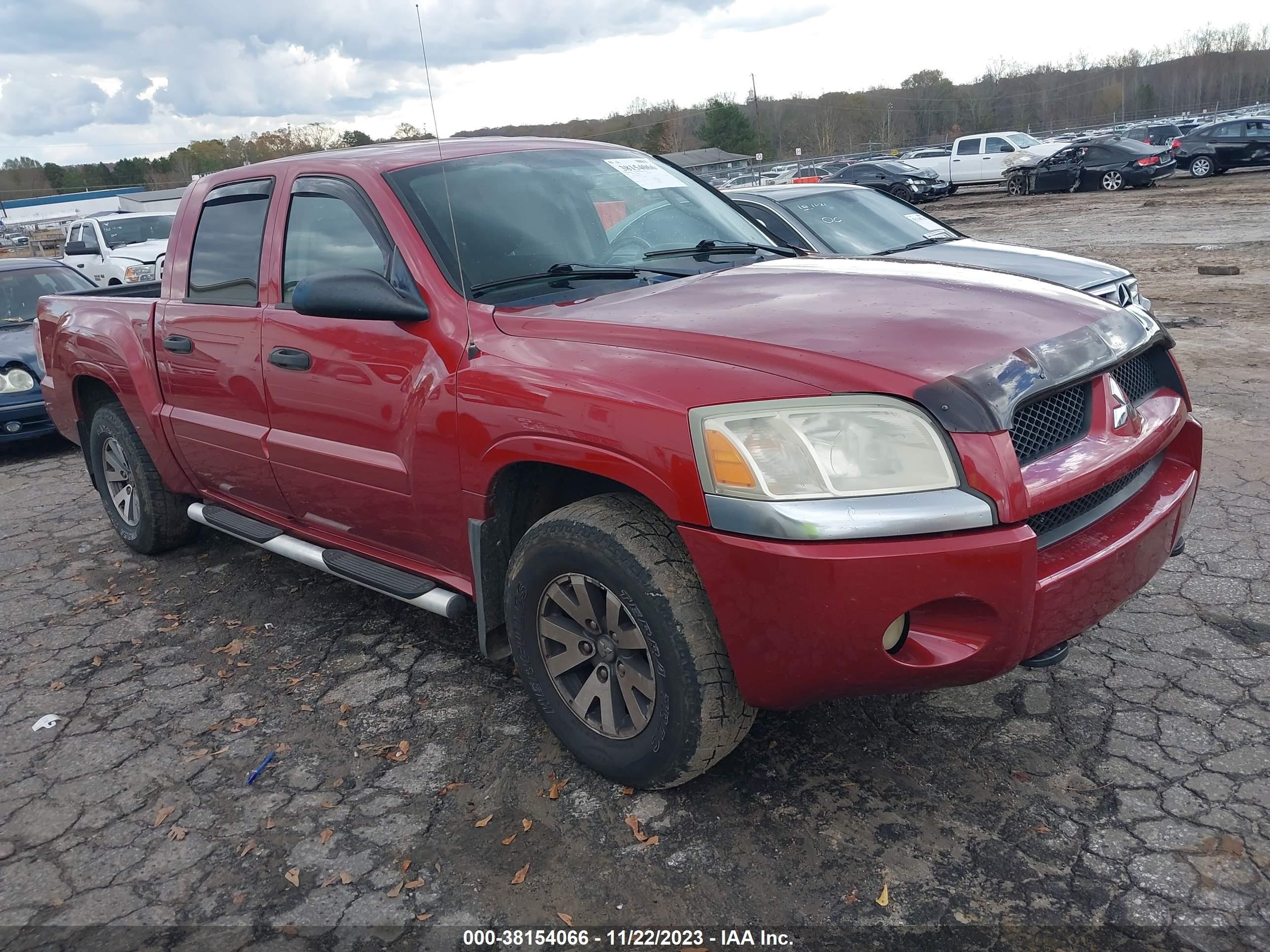 mitsubishi raider 2008 1z7hc28k78s620277