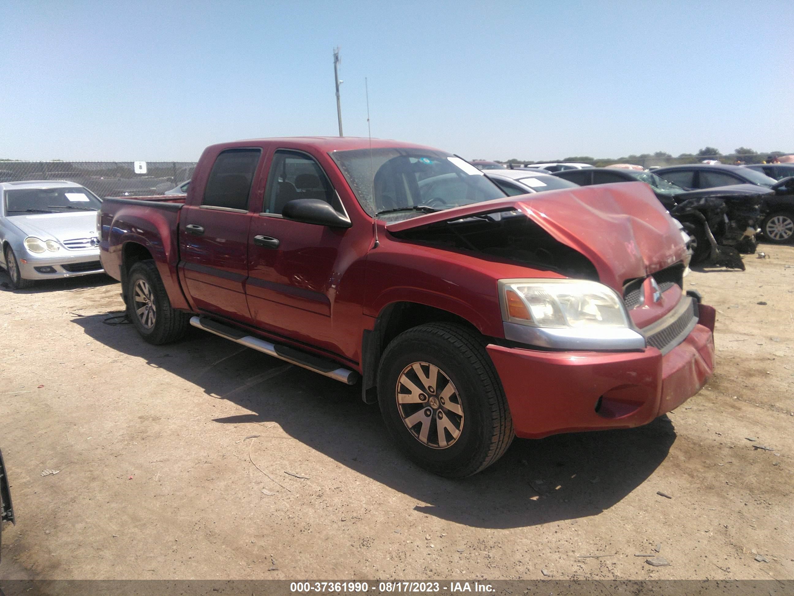 mitsubishi raider 2008 1z7hc28k88s619882