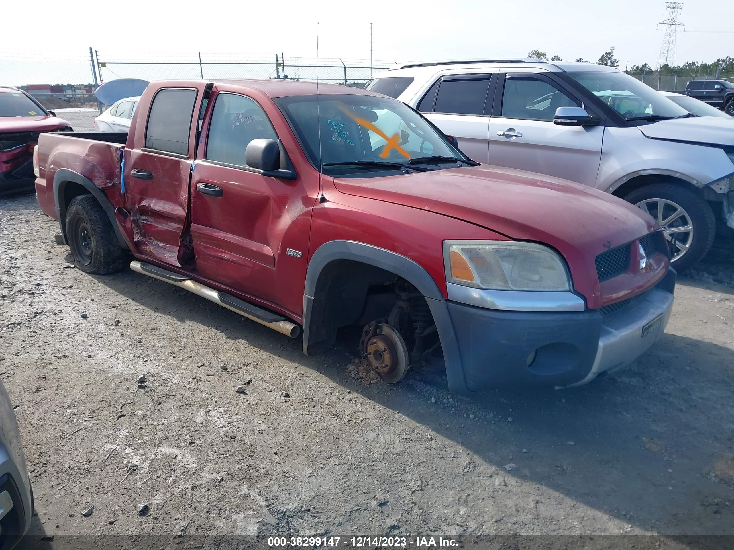 mitsubishi raider 2006 1z7hc38n96s554778