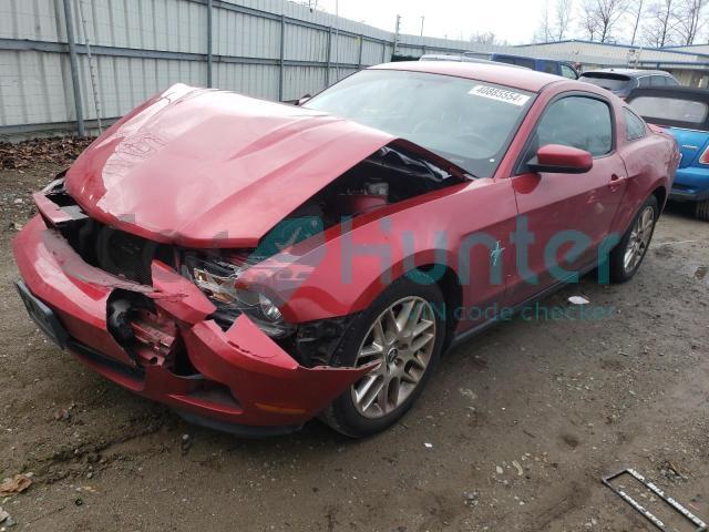 ford mustang 2012 1zvbp8am4c5254433