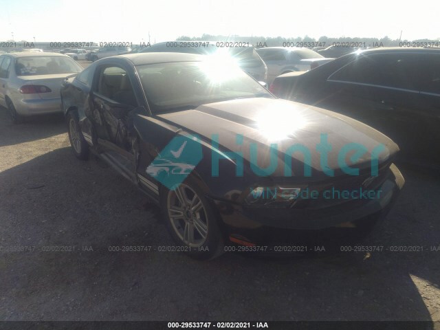 ford mustang 2010 1zvbp8an2a5151095