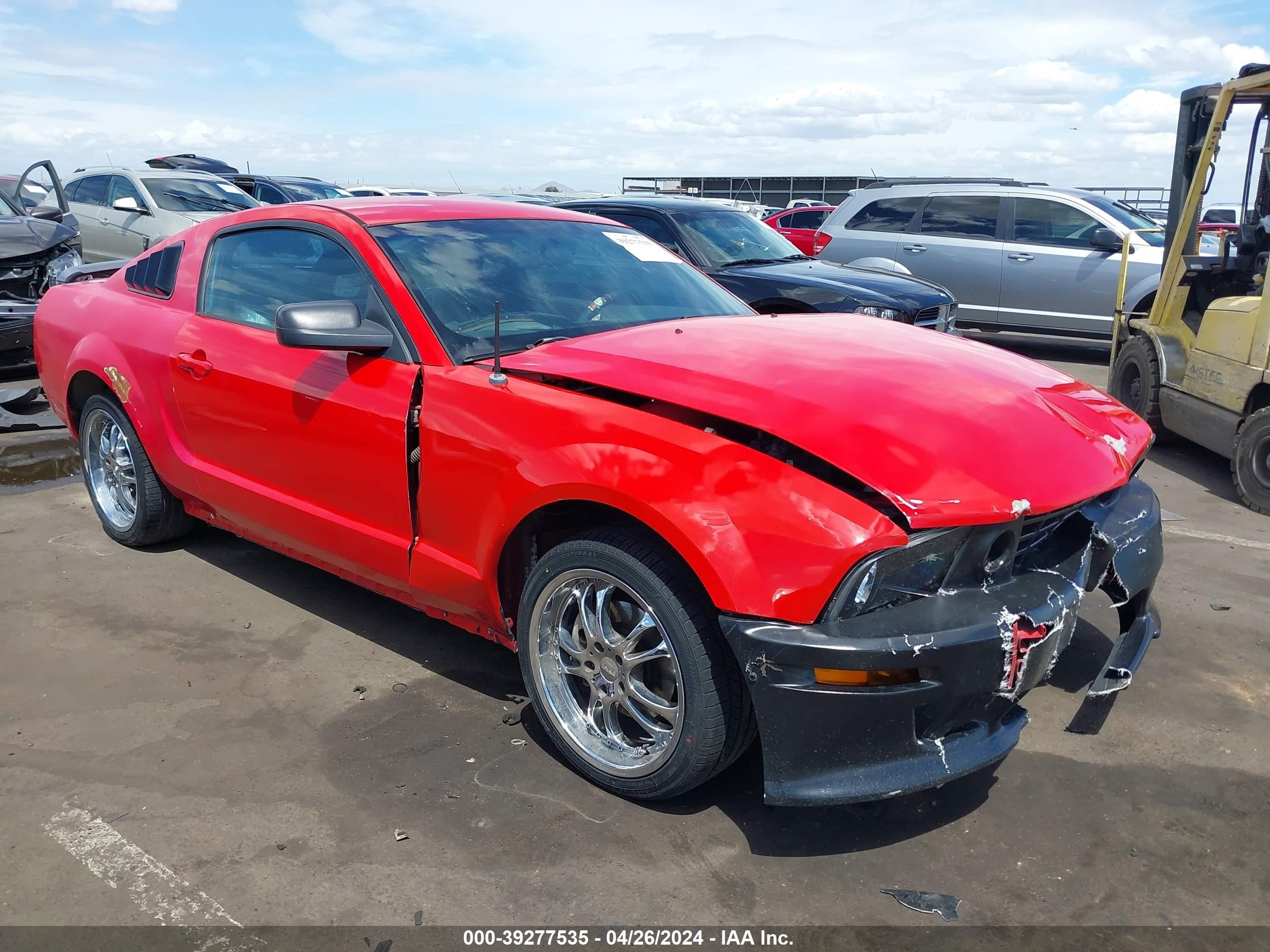 ford mustang 2005 1zvft80n055166621