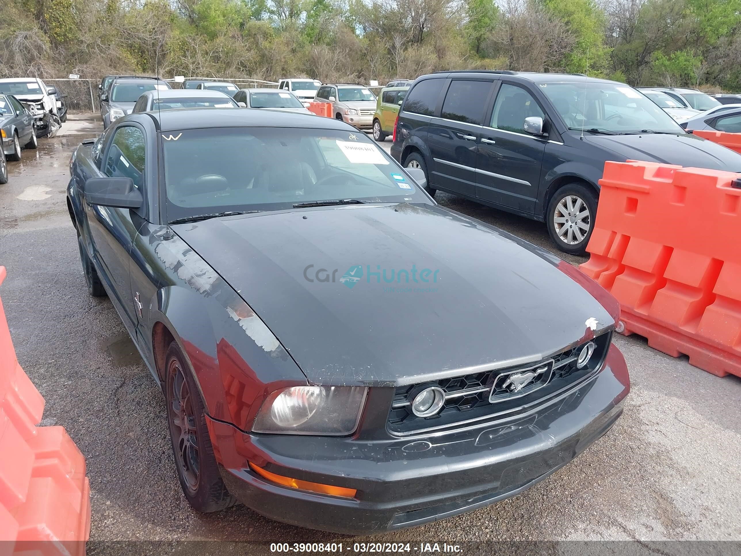 ford mustang 2007 1zvft80n075264051