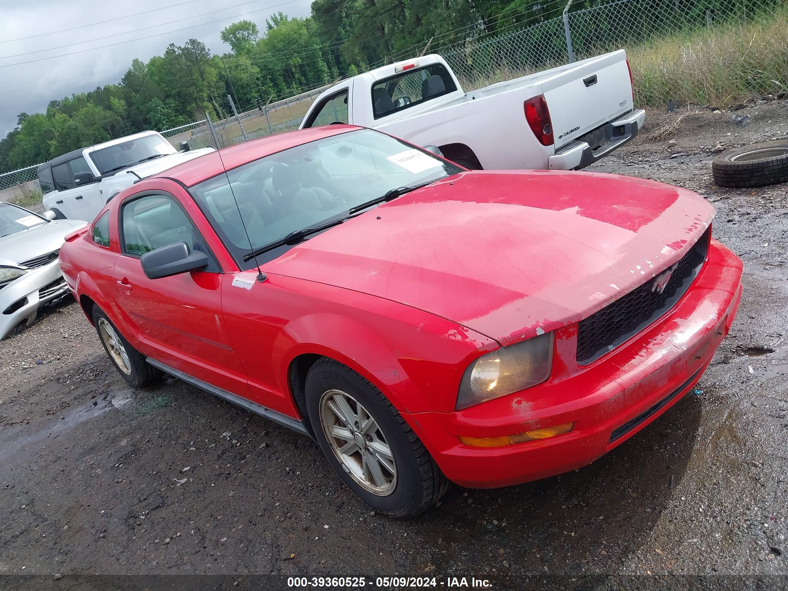 ford mustang 2007 1zvft80n075307819