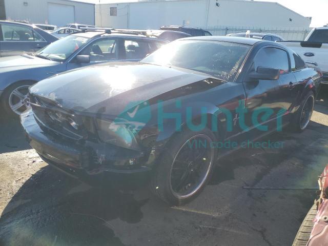 ford mustang 2006 1zvft80n165182134
