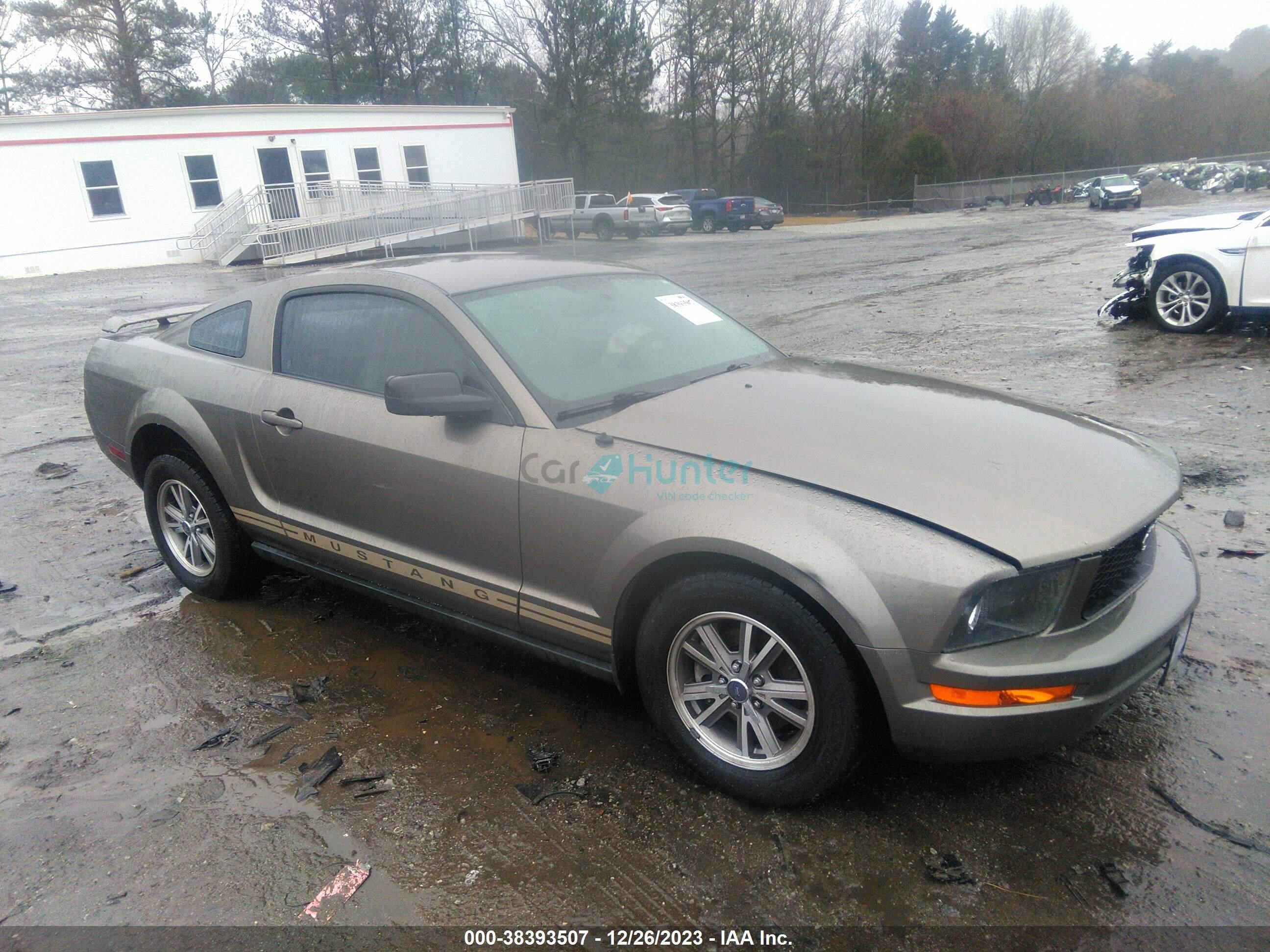 ford mustang 2005 1zvft80n255178768