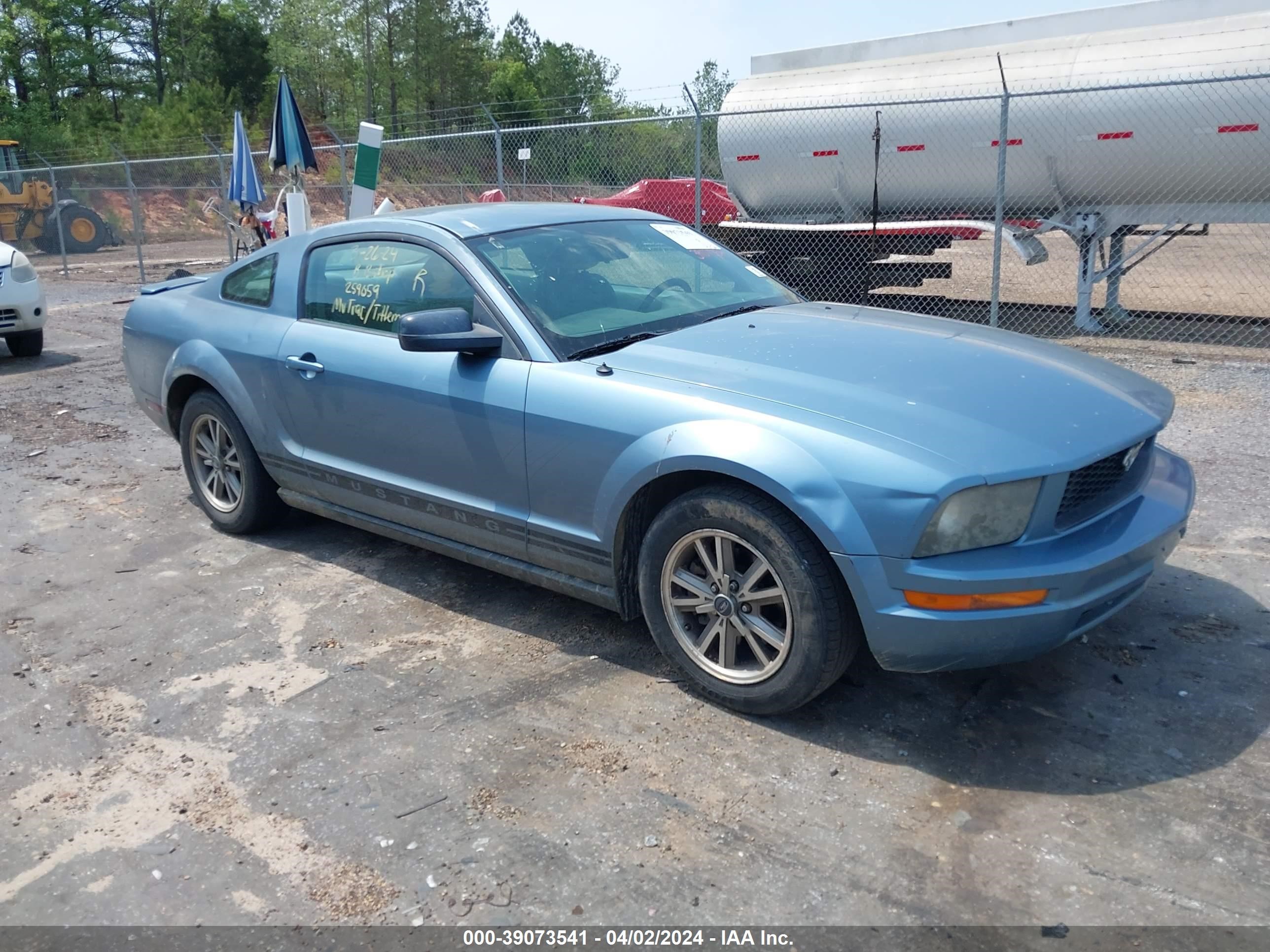 ford mustang 2007 1zvft80n275259059