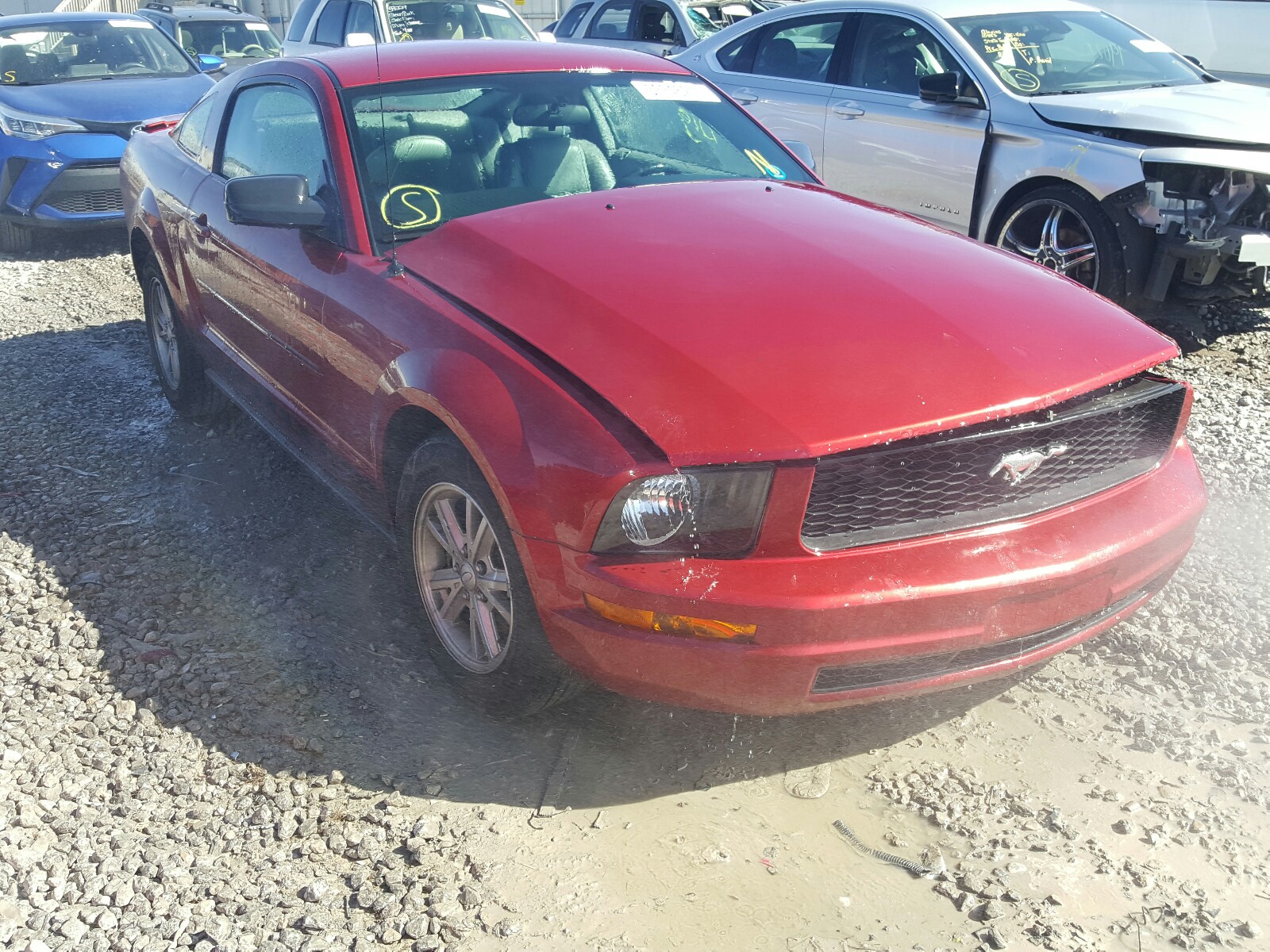 ford mustang 2007 1zvft80n275296077