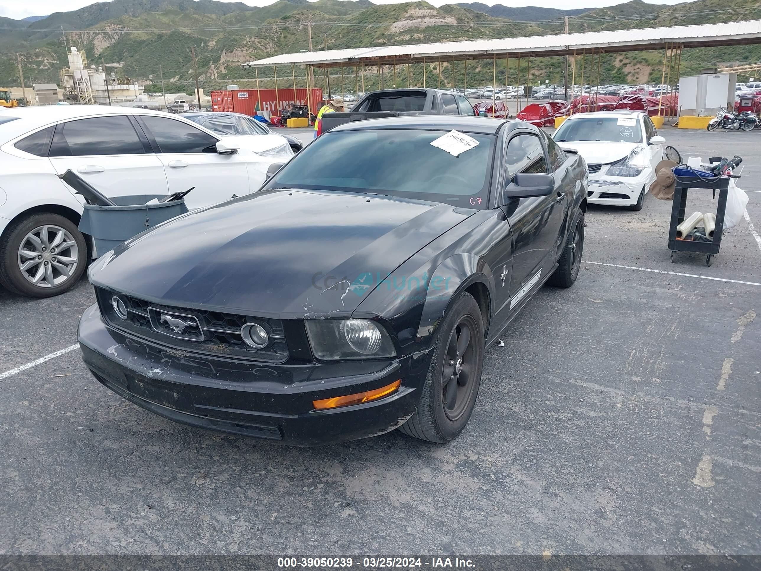 ford mustang 2007 1zvft80n275328445