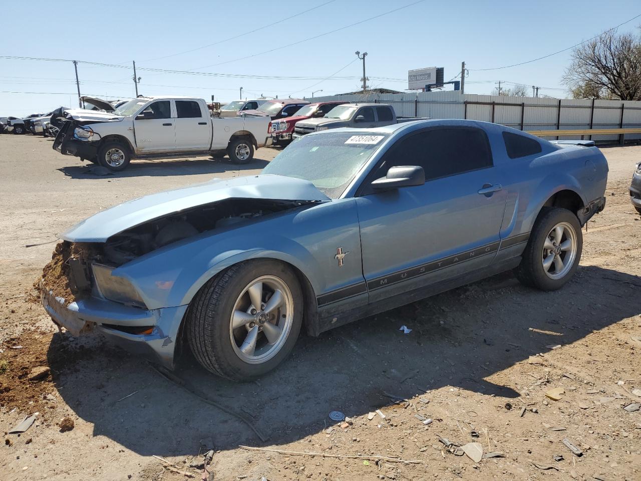 ford mustang 2007 1zvft80n275352566