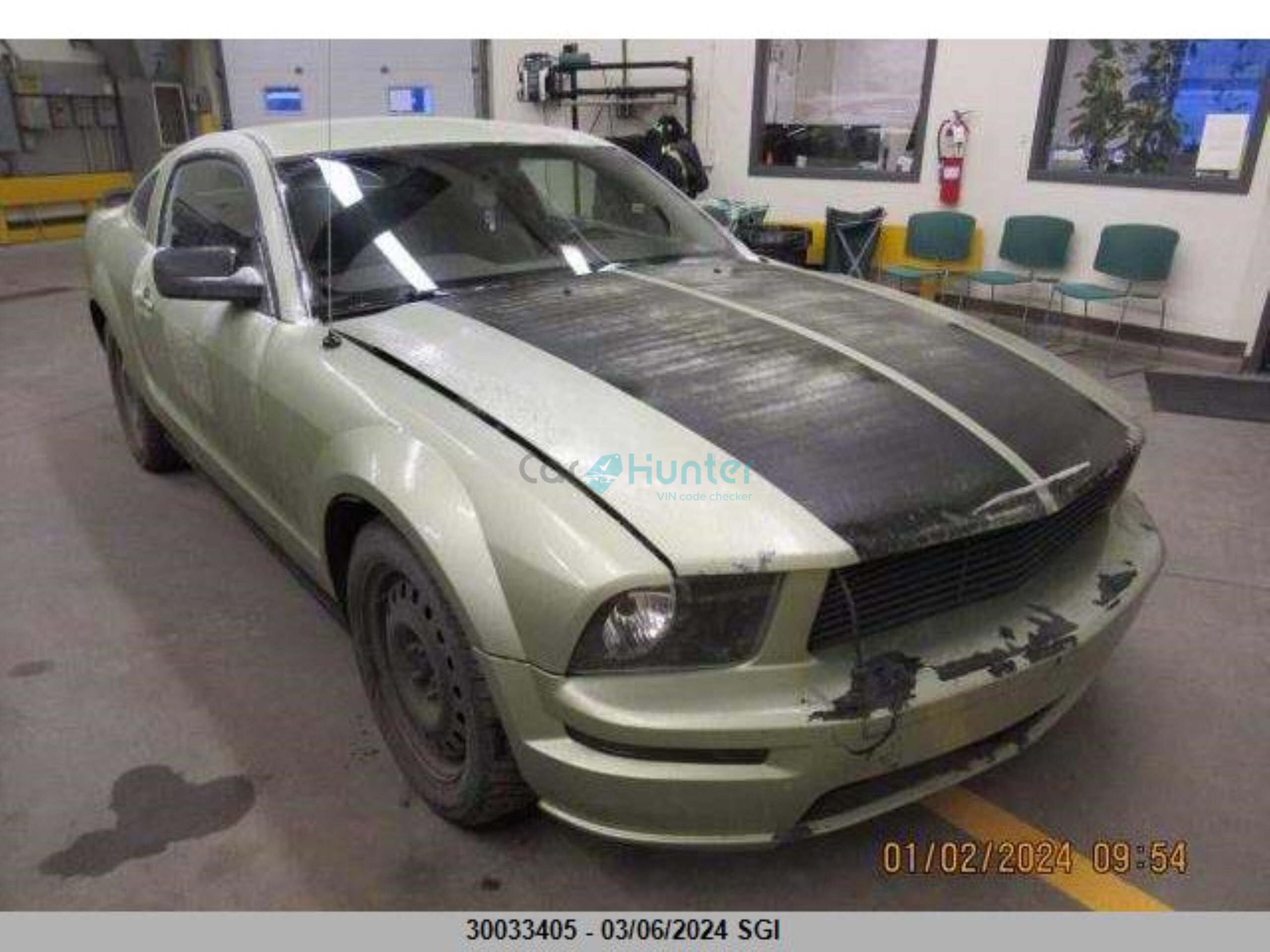 ford mustang 2005 1zvft80n355111936