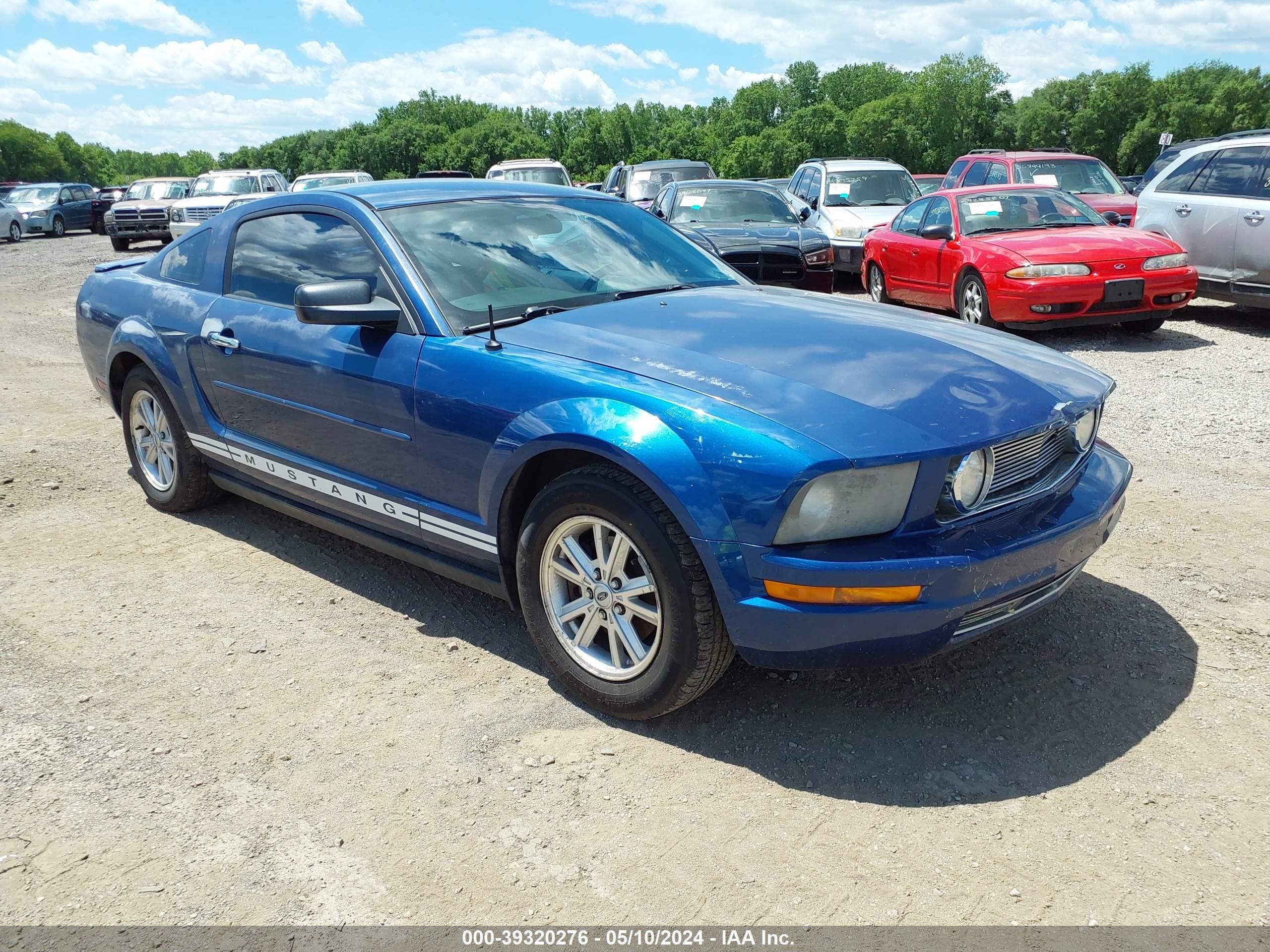 ford mustang 2007 1zvft80n375212073