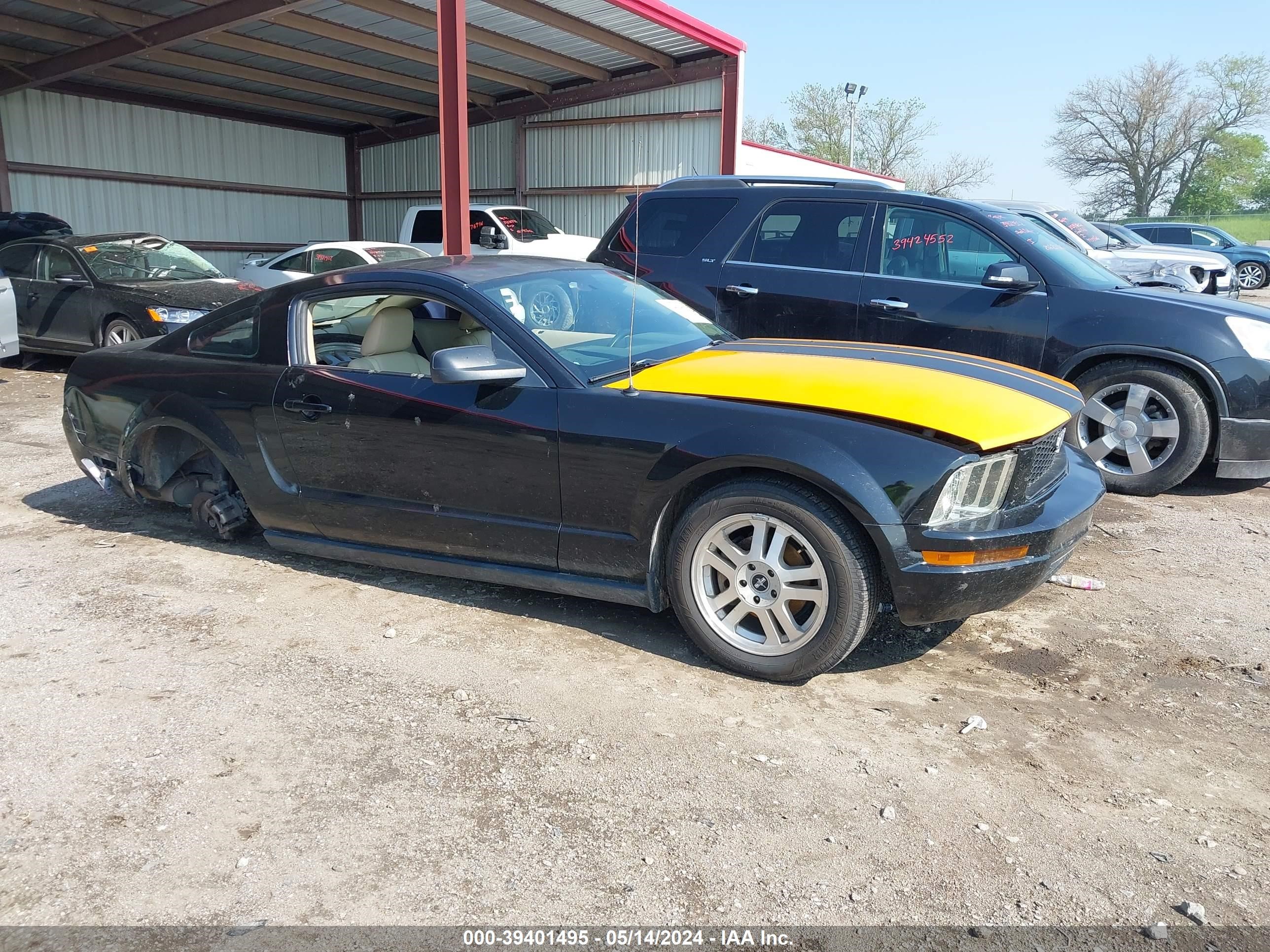 ford mustang 2007 1zvft80n375248779
