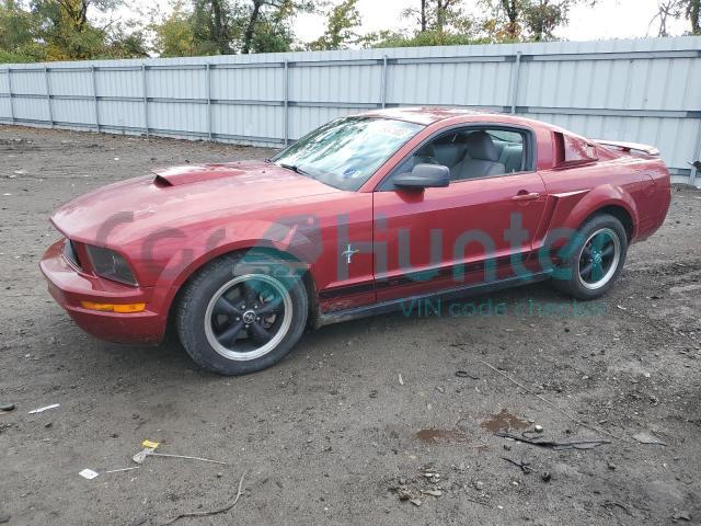 ford mustang 2006 1zvft80n465166686