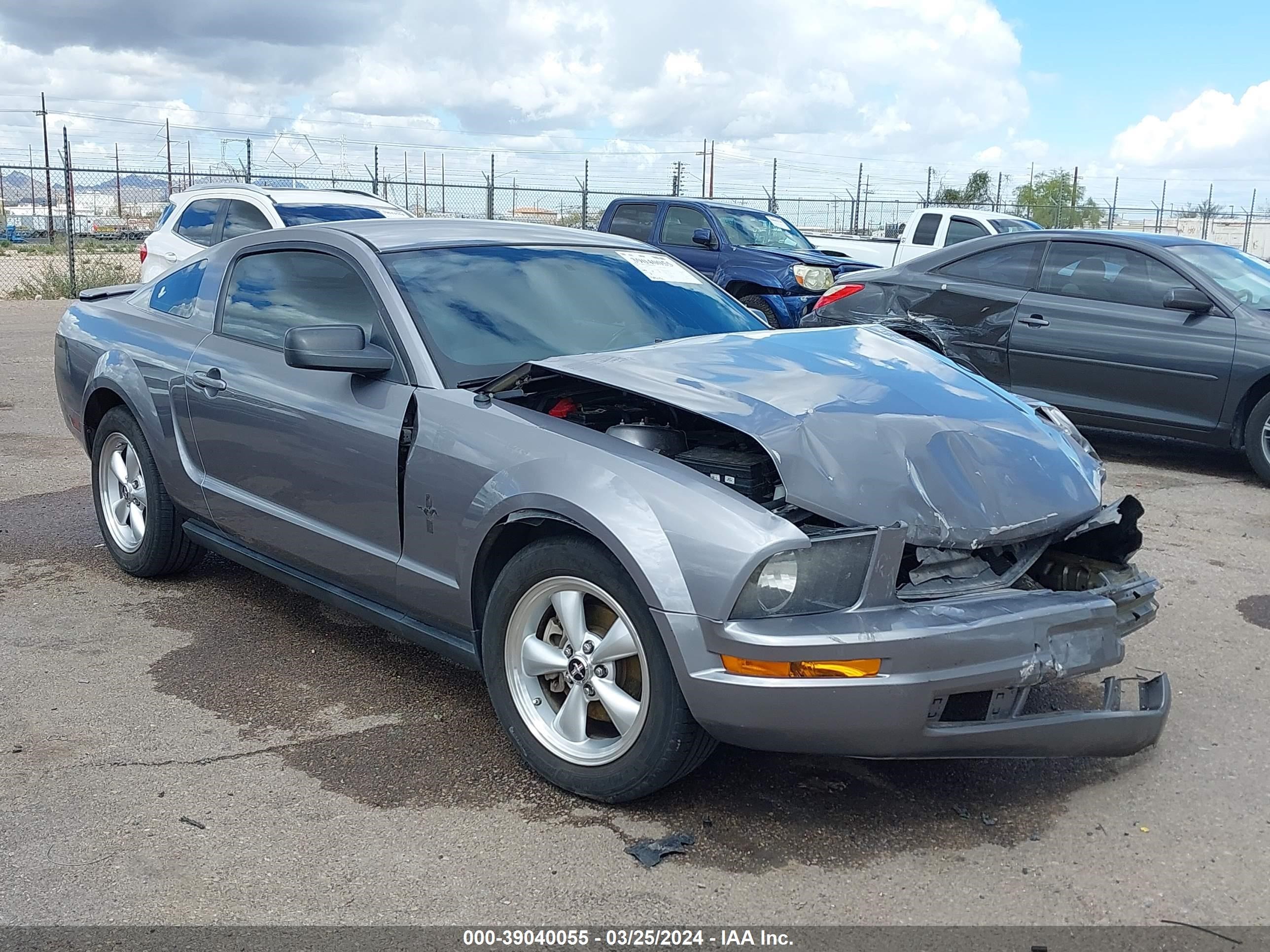 ford mustang 2007 1zvft80n575214956