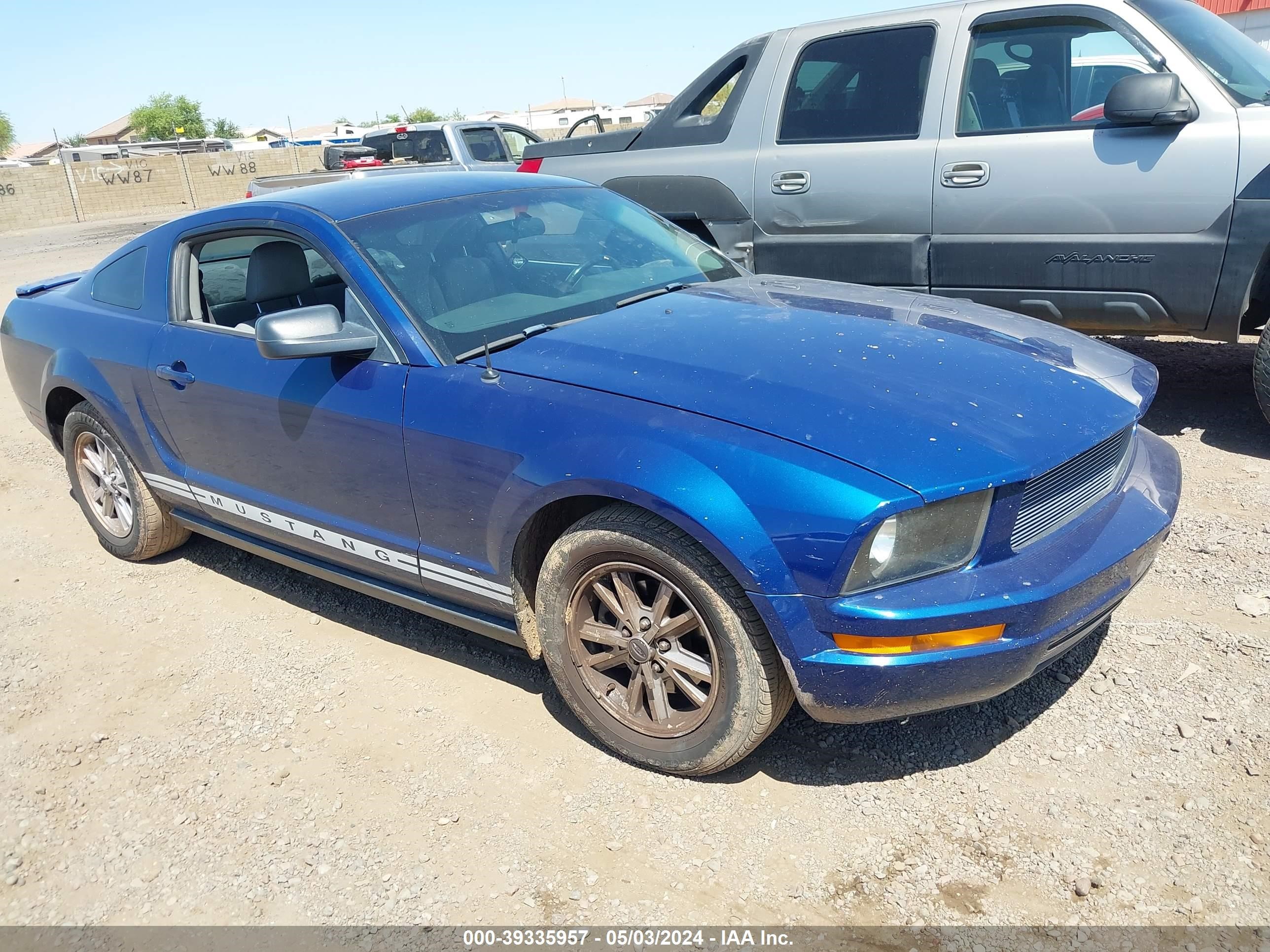 ford mustang 2007 1zvft80n575352142