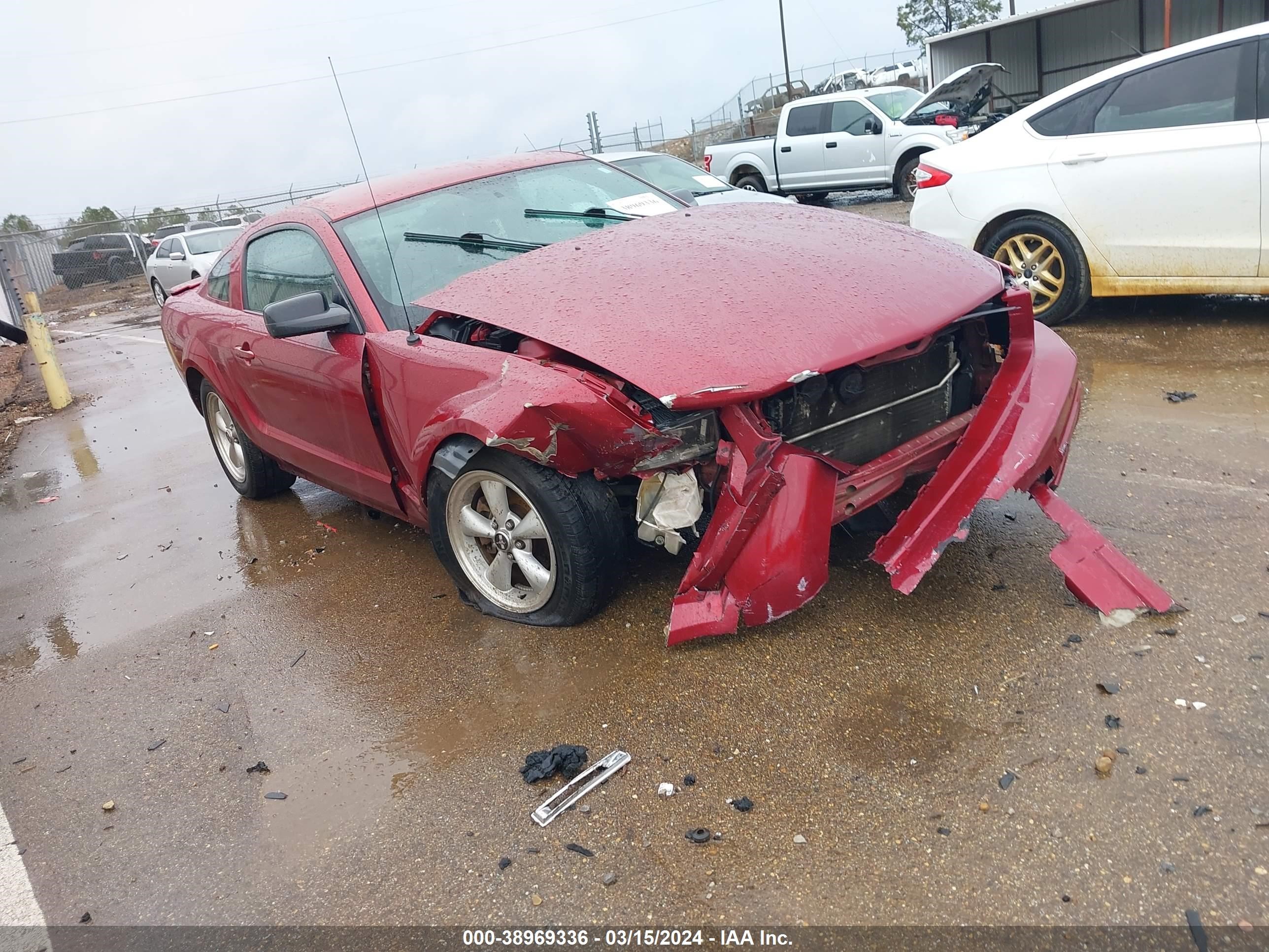 ford mustang 2007 1zvft80n575370494