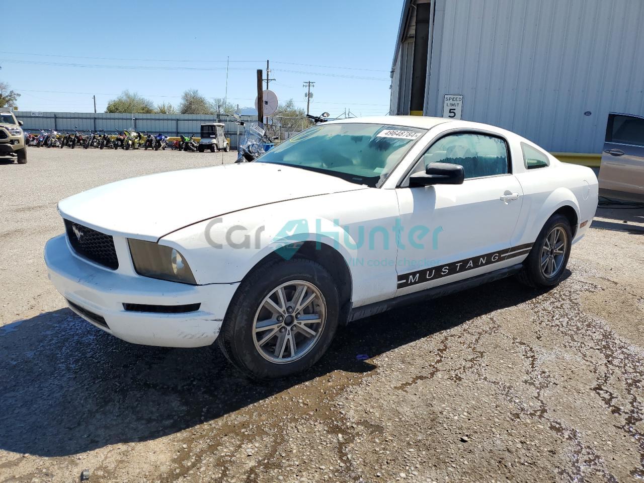 ford mustang 2005 1zvft80n655116466