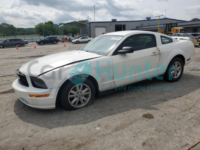 ford mustang 2006 1zvft80n665130434