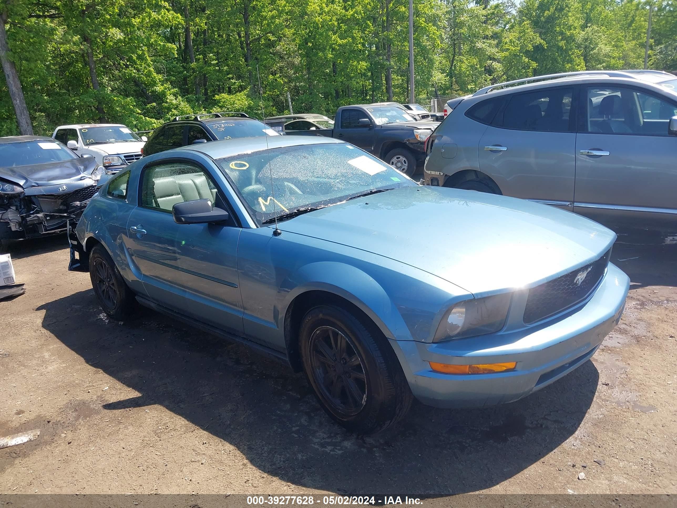 ford mustang 2007 1zvft80n675249974