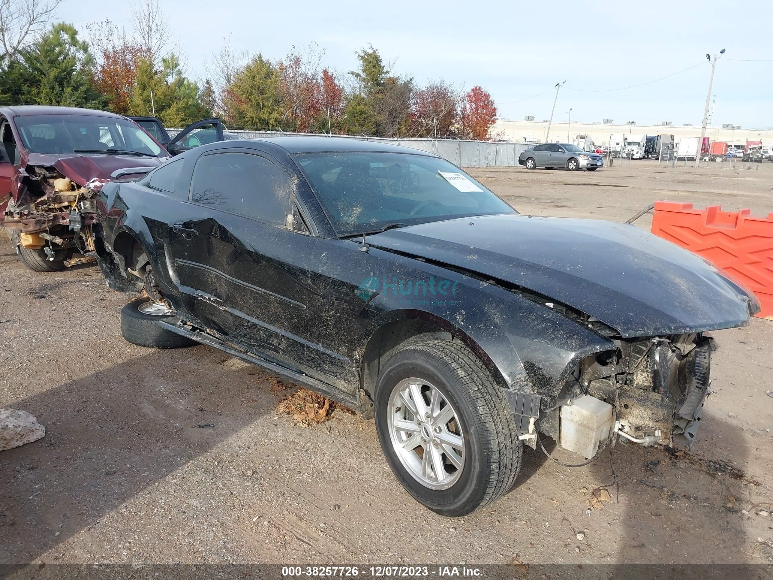 ford mustang 2007 1zvft80n675262627