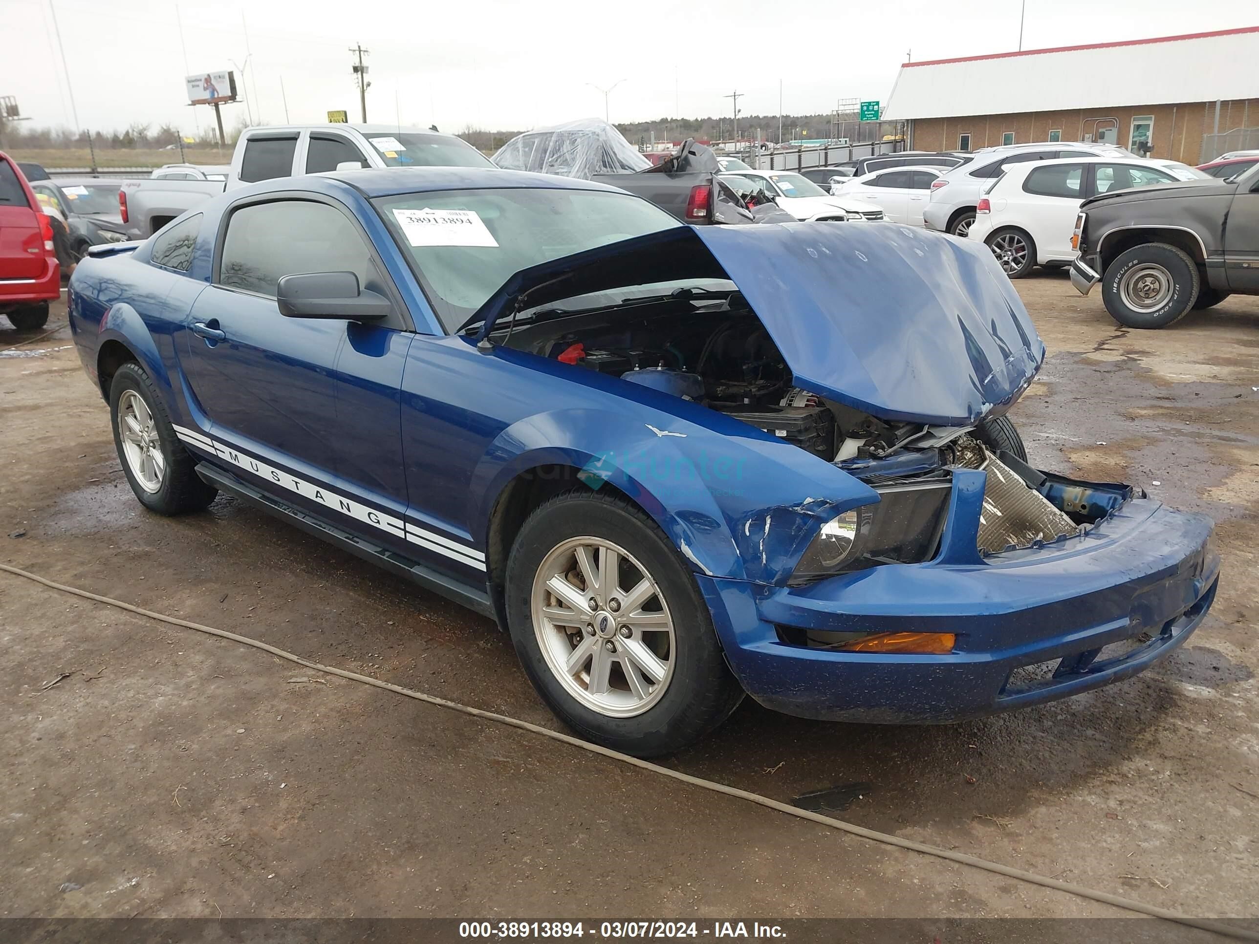 ford mustang 2007 1zvft80n675271411