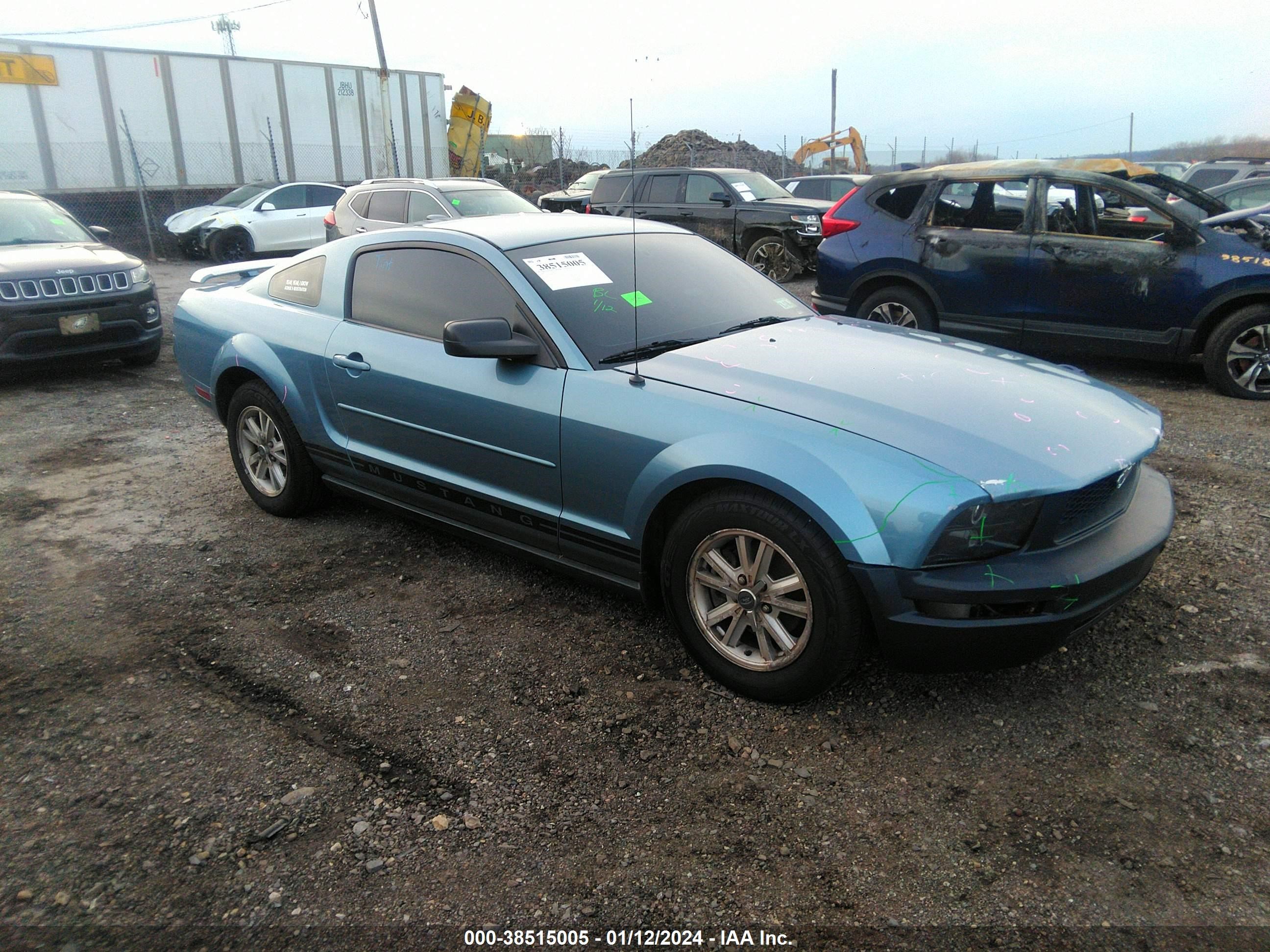 ford mustang 2006 1zvft80n765160039