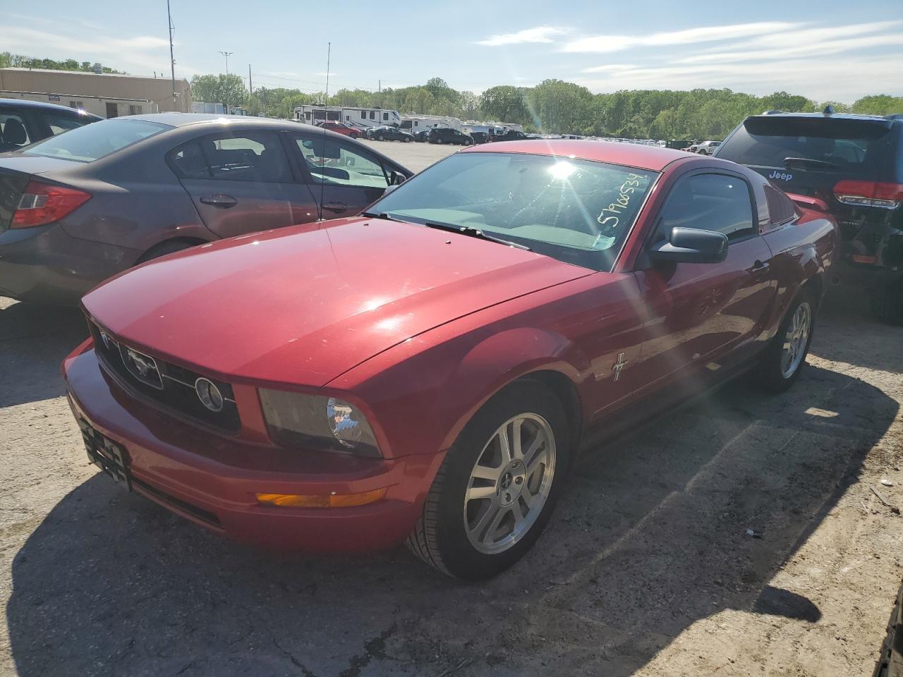 ford mustang 2006 1zvft80n765167623